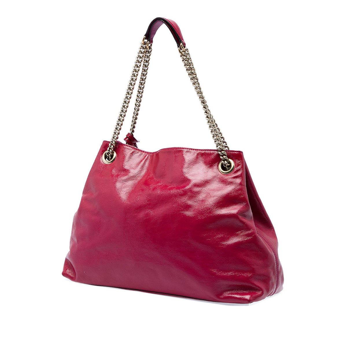 Gucci Medium Patent Soho Chain Tote