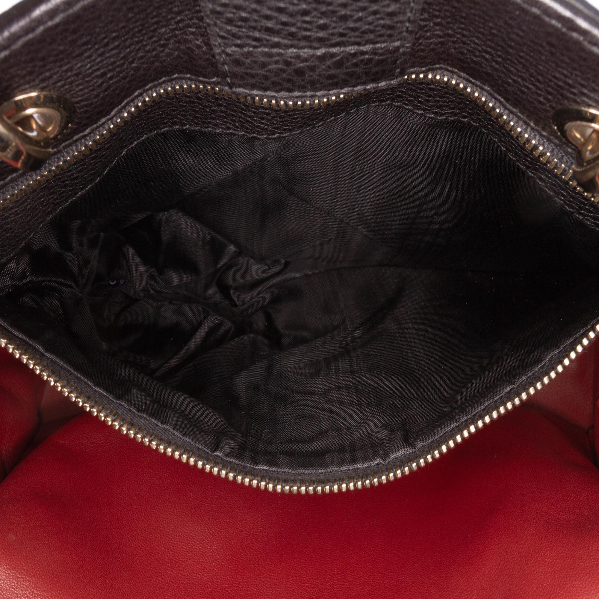 Gucci Medium Pony Hair Bamboo Shopper Satchel