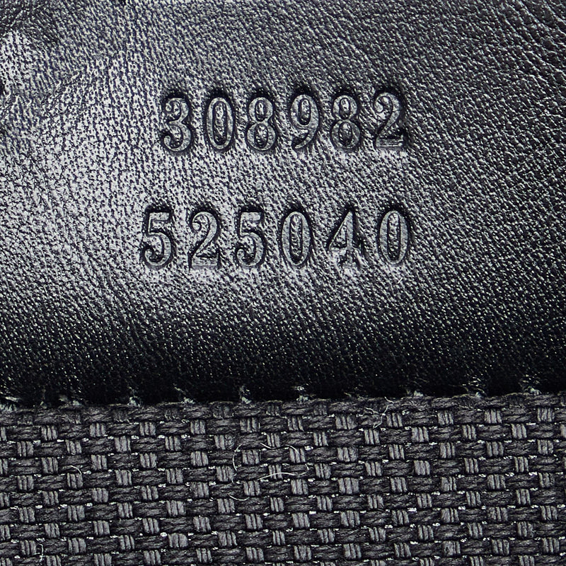 Gucci Medium Shearling Patent Soho Tote (SHG-UHtKPg)