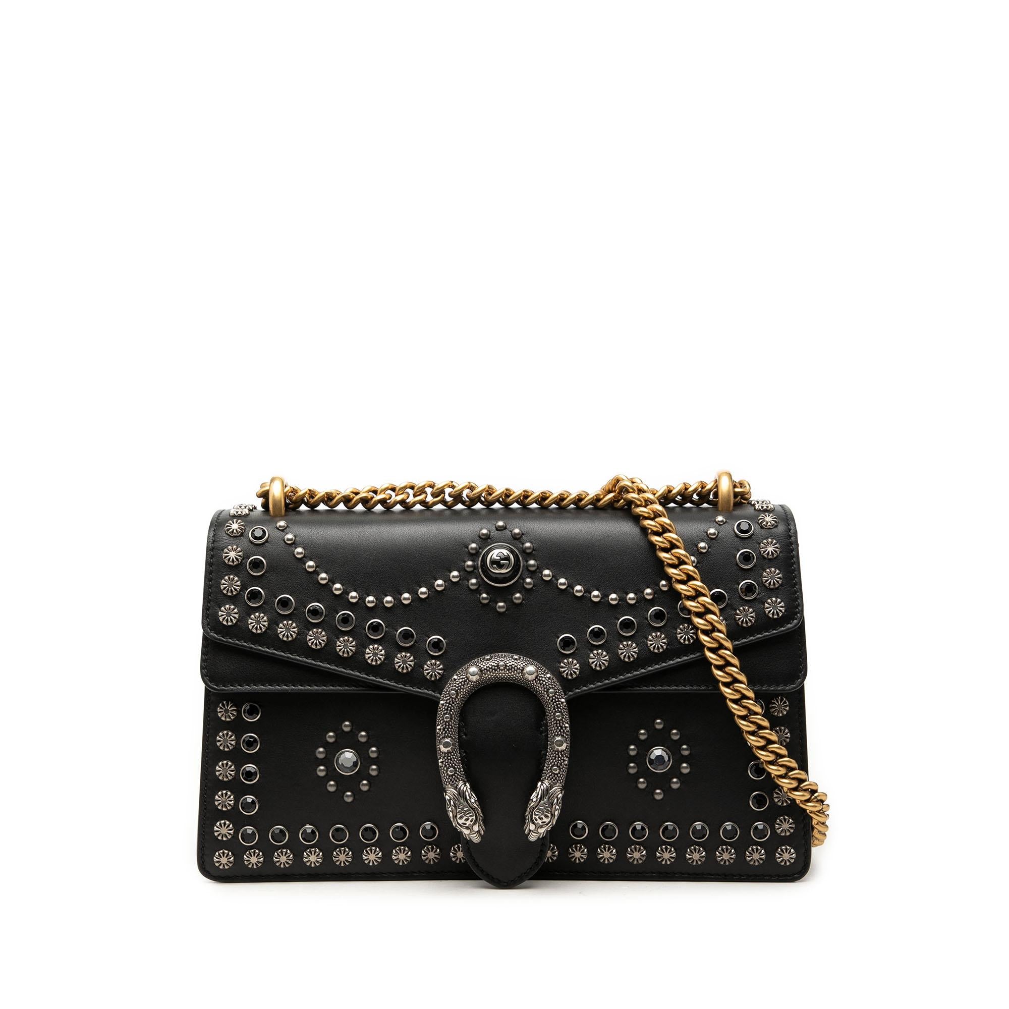 Gucci Medium Studded Calfskin Dionysus Shoulder Bag