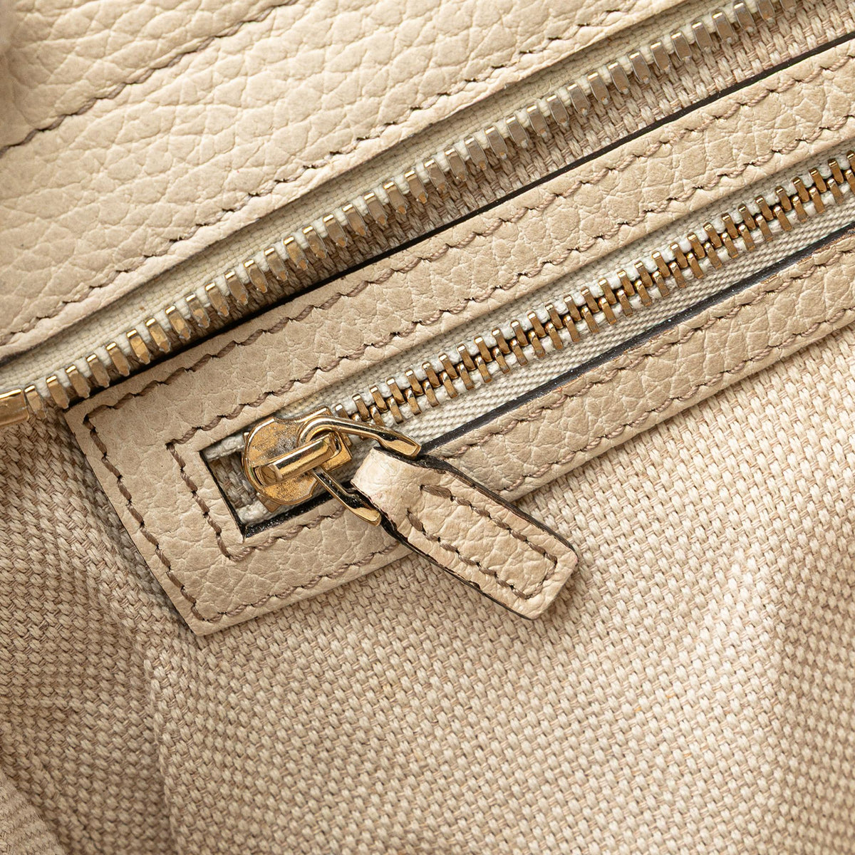 Gucci Medium Tricolor Pebbled Calfskin Soho Convertible Top Handle Bag