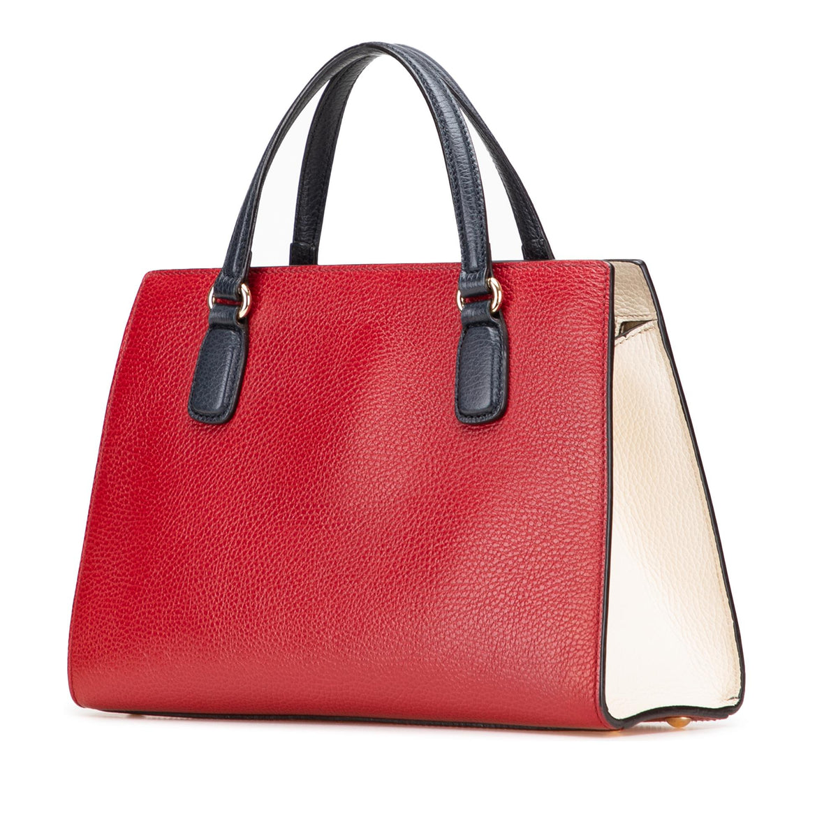 Gucci Medium Tricolor Pebbled Calfskin Soho Convertible Top Handle Bag