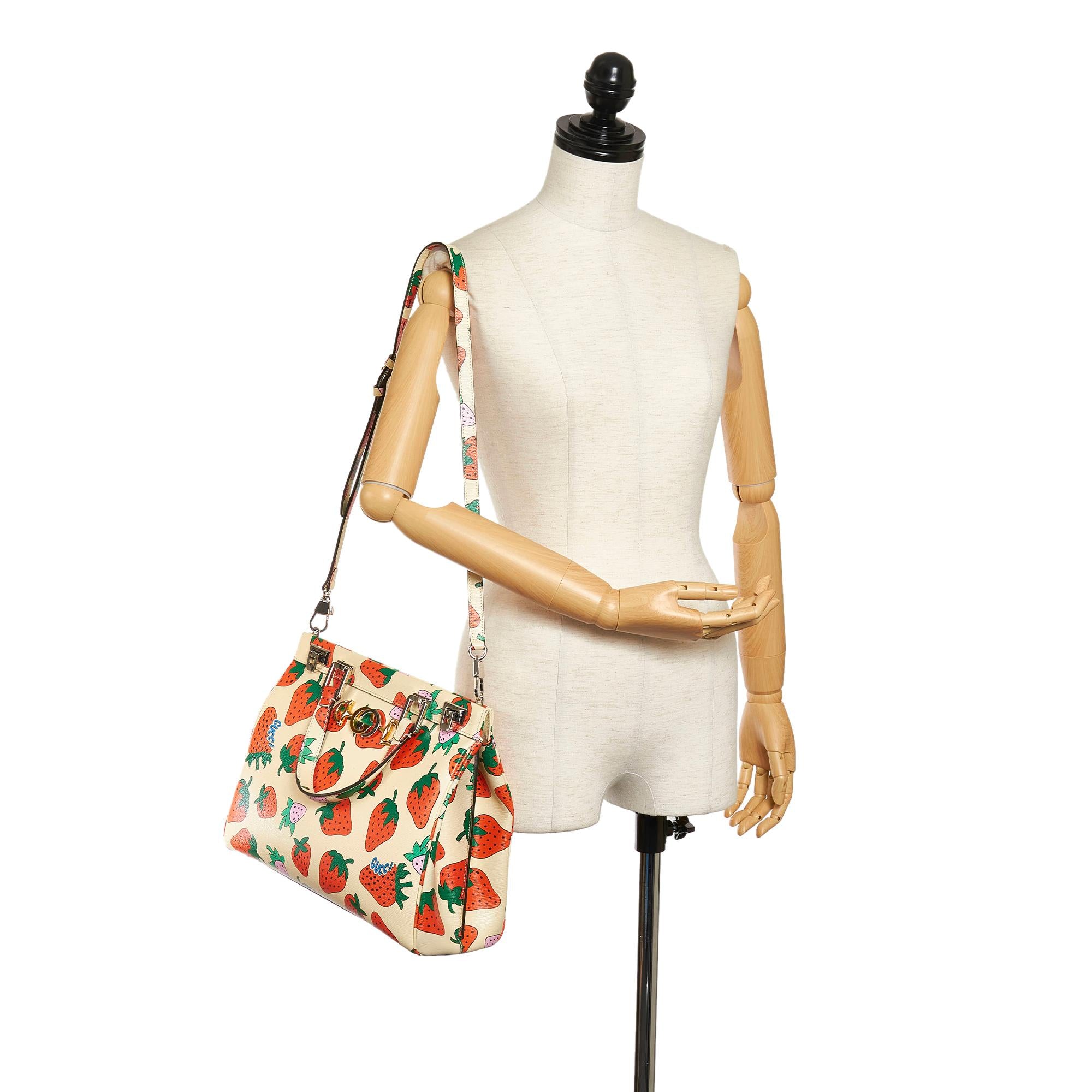 Gucci Medium Zumi Leather Satchel