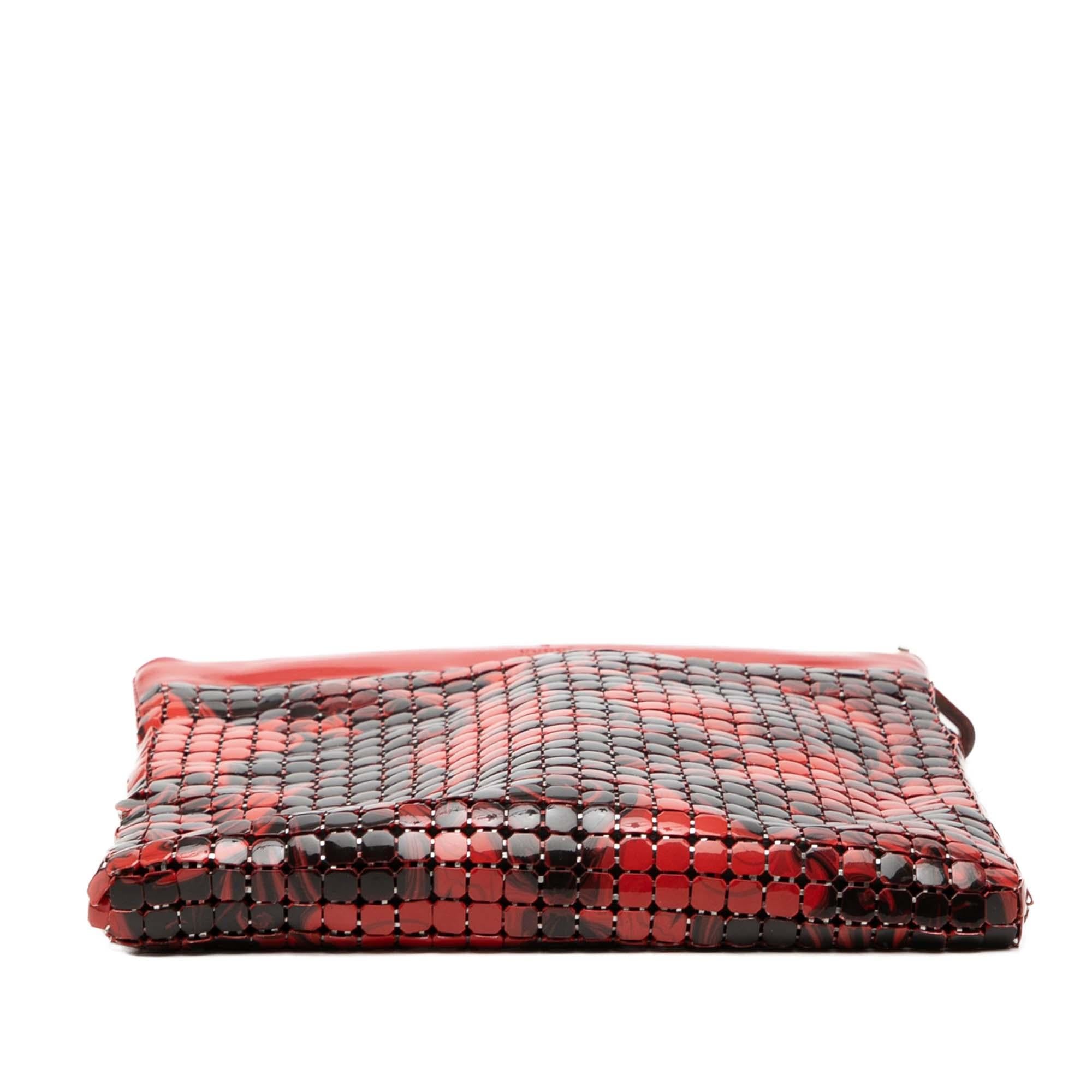 Gucci Metal Abstact Lava  Chainmail Shoulder Bag