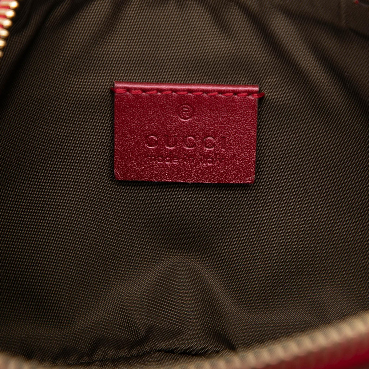 Gucci Metallic Calfskin Lovely Cosmetic Pouch