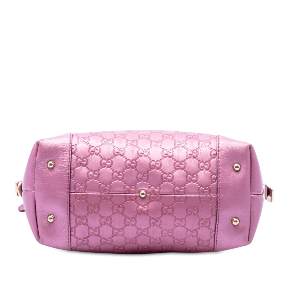 Gucci Metallic Guccissima Heart Bit Satchel