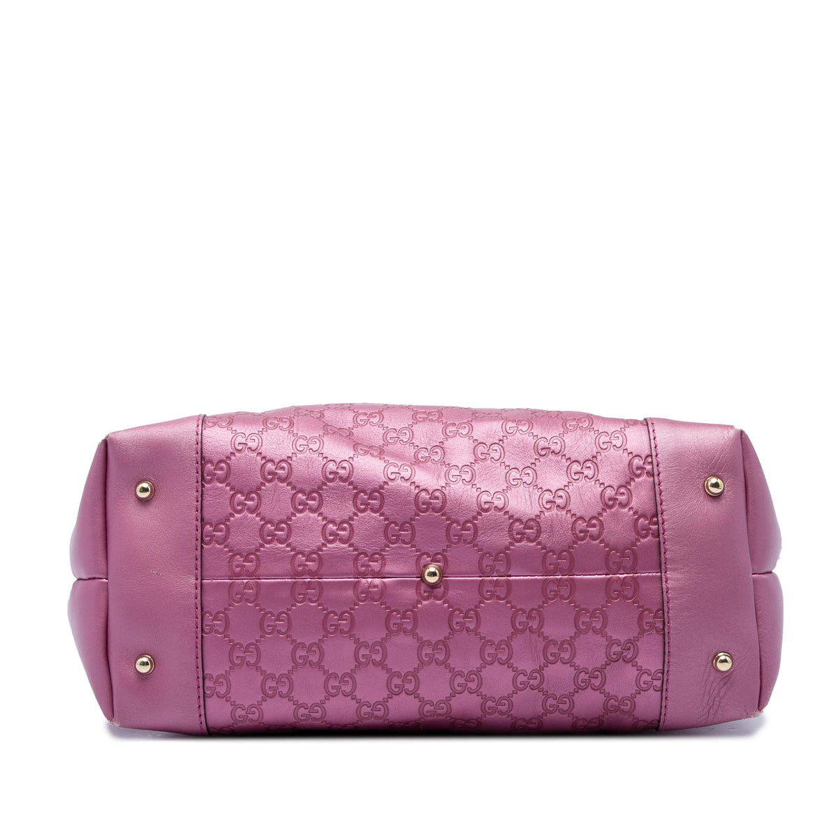 Gucci Metallic Guccissima Heart Bit Tote