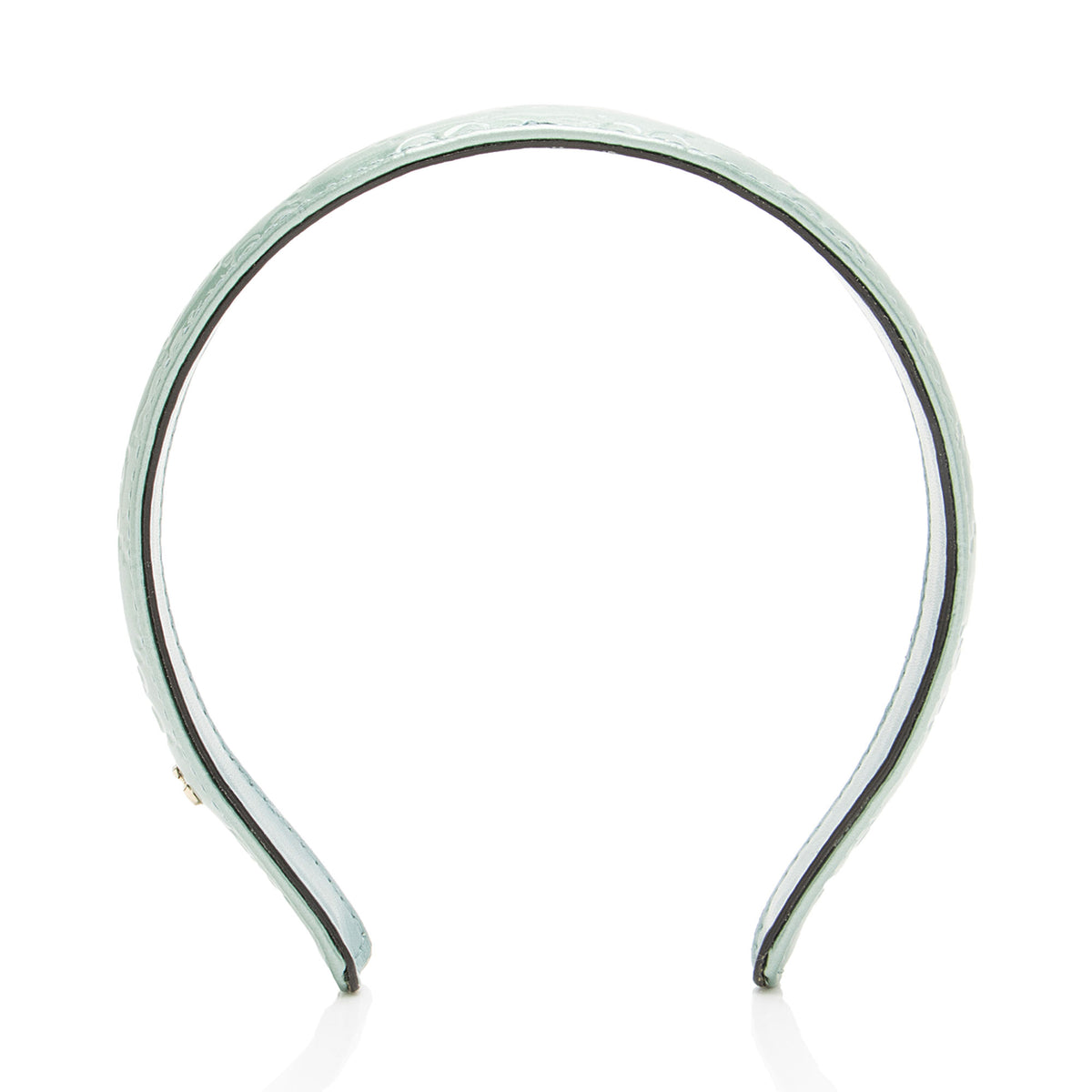 Gucci Metallic Guccissima Leather Headband