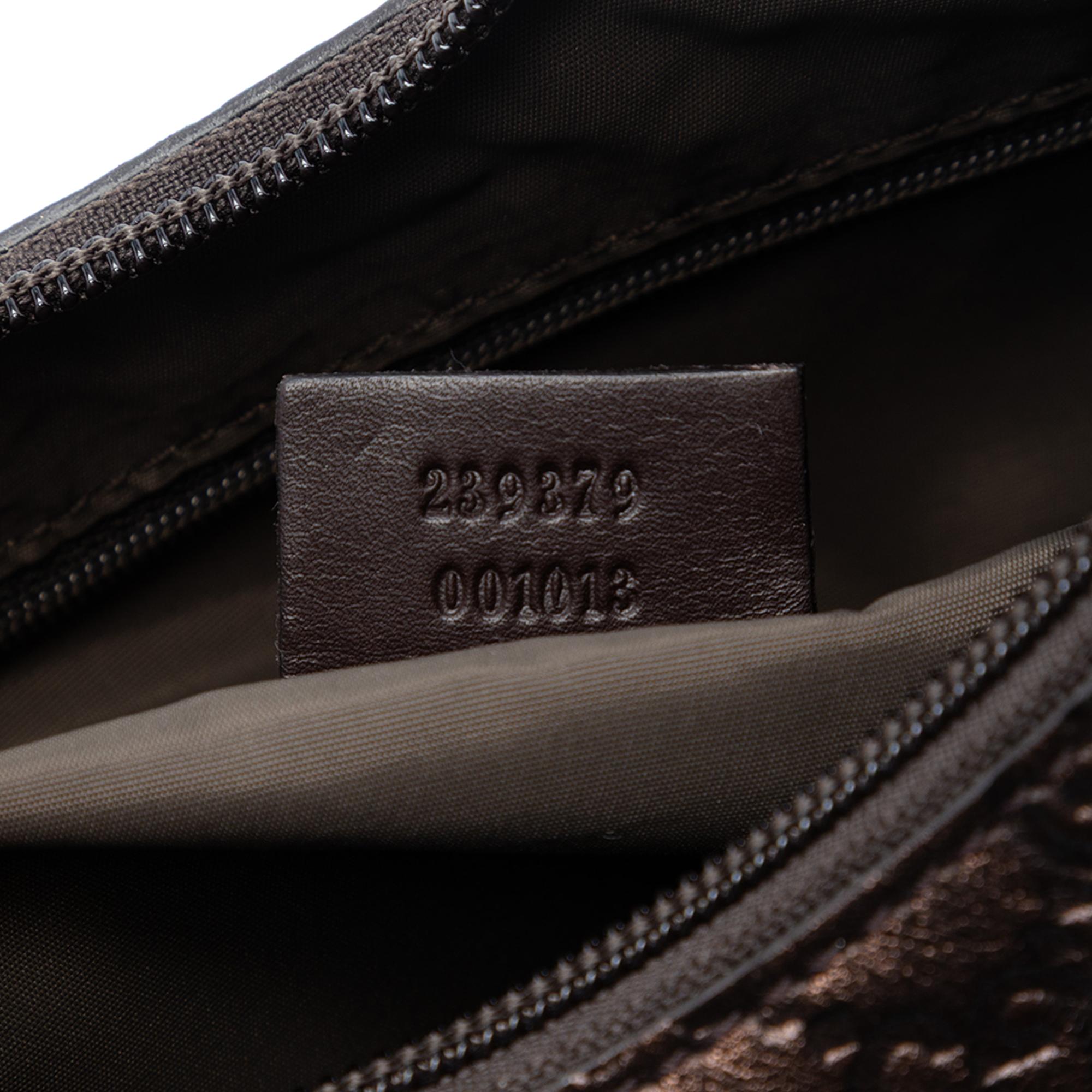 Gucci Metallic Guccissima Shoulder Bag