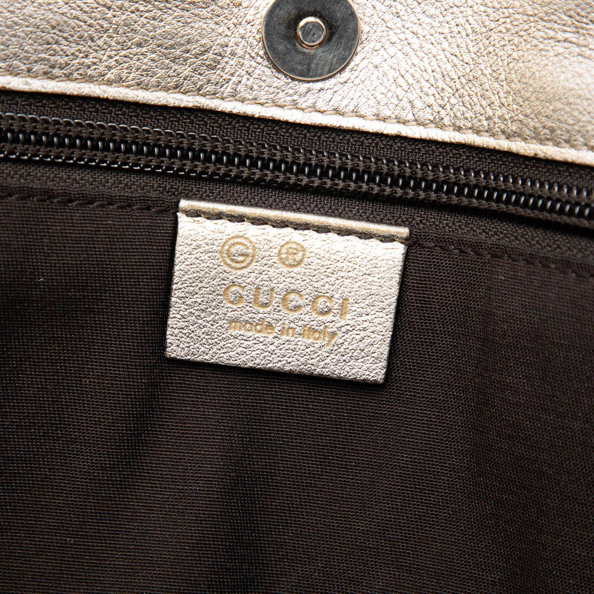 Gucci Metallic Guccissima Tote