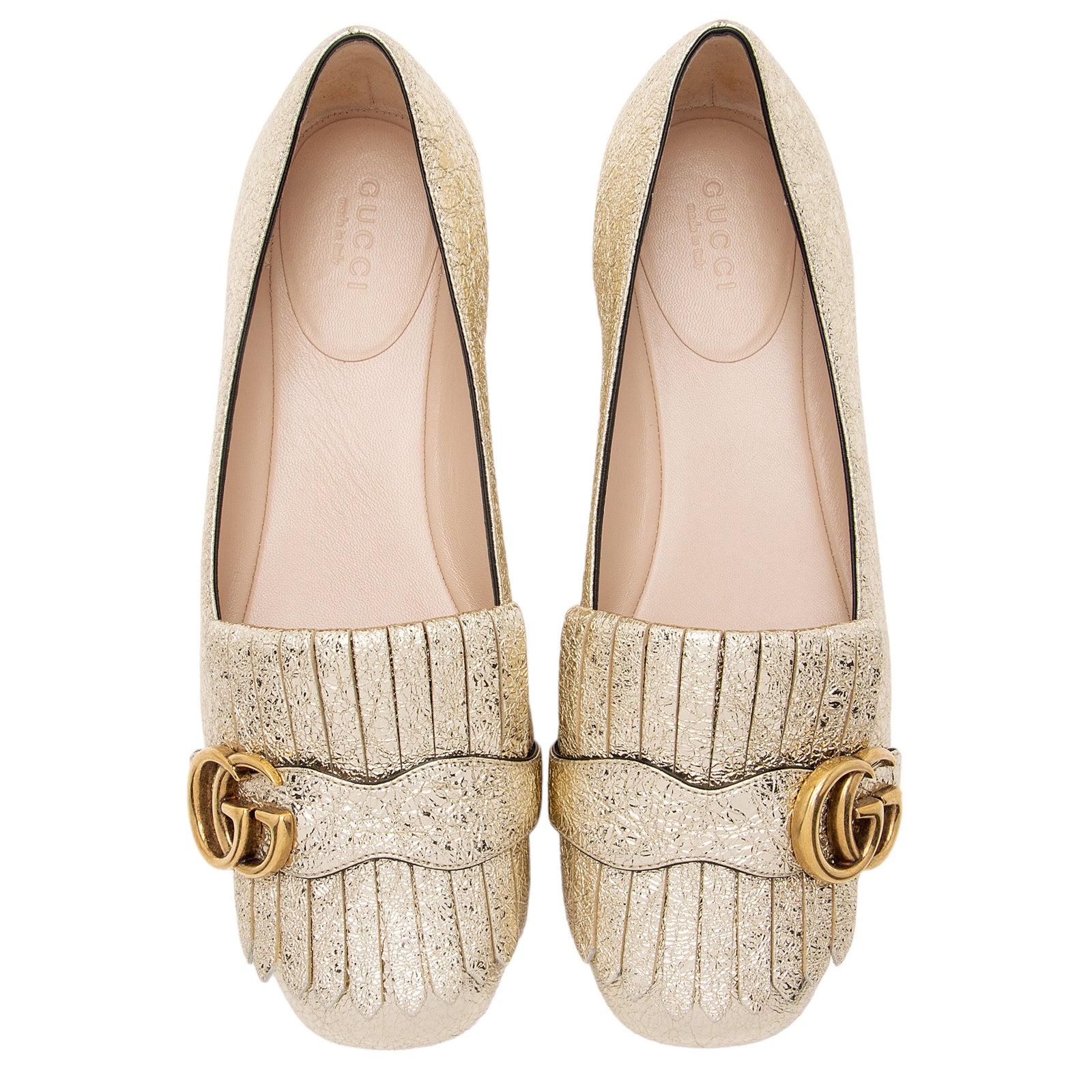 Gucci marmont flat deals