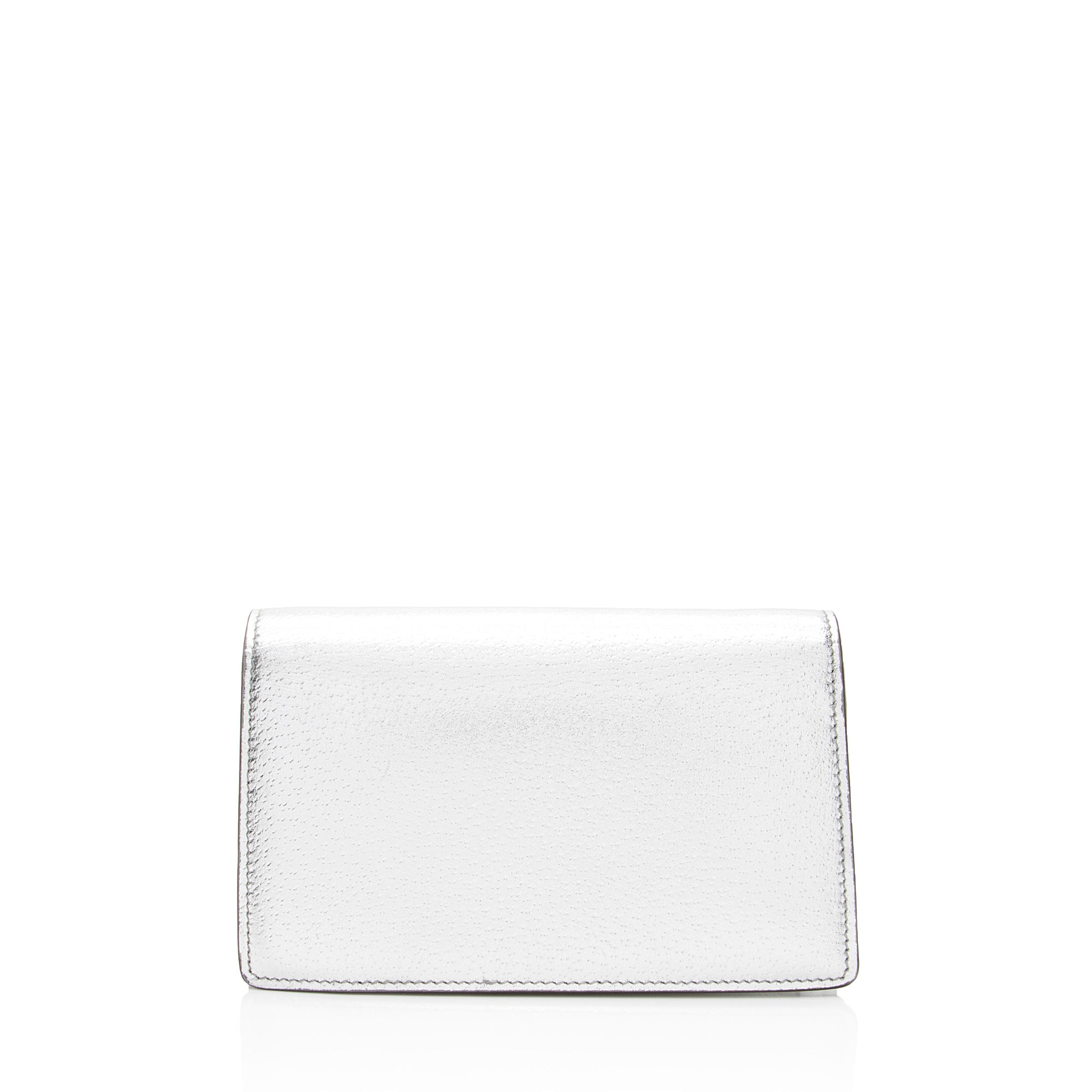 Gucci Metallic Leather Crystal Dionysus Mini Shoulder Bag