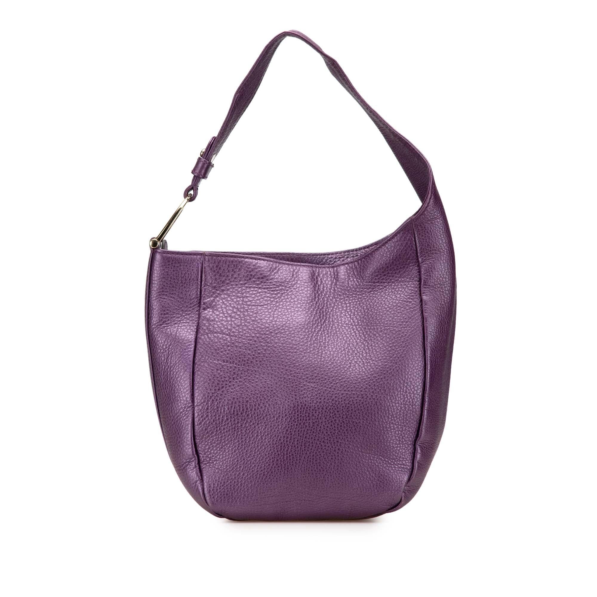 Gucci Metallic Leather Greenwich Hobo