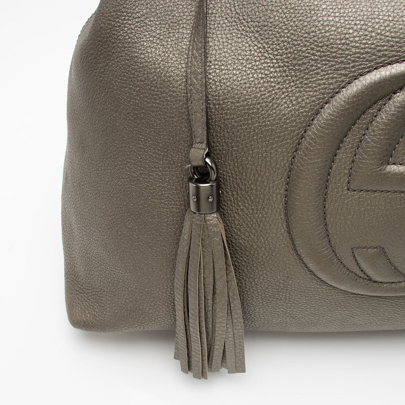 Gucci Metallic Leather Soho Large Shoulder Bag (SHF-Splnx2)