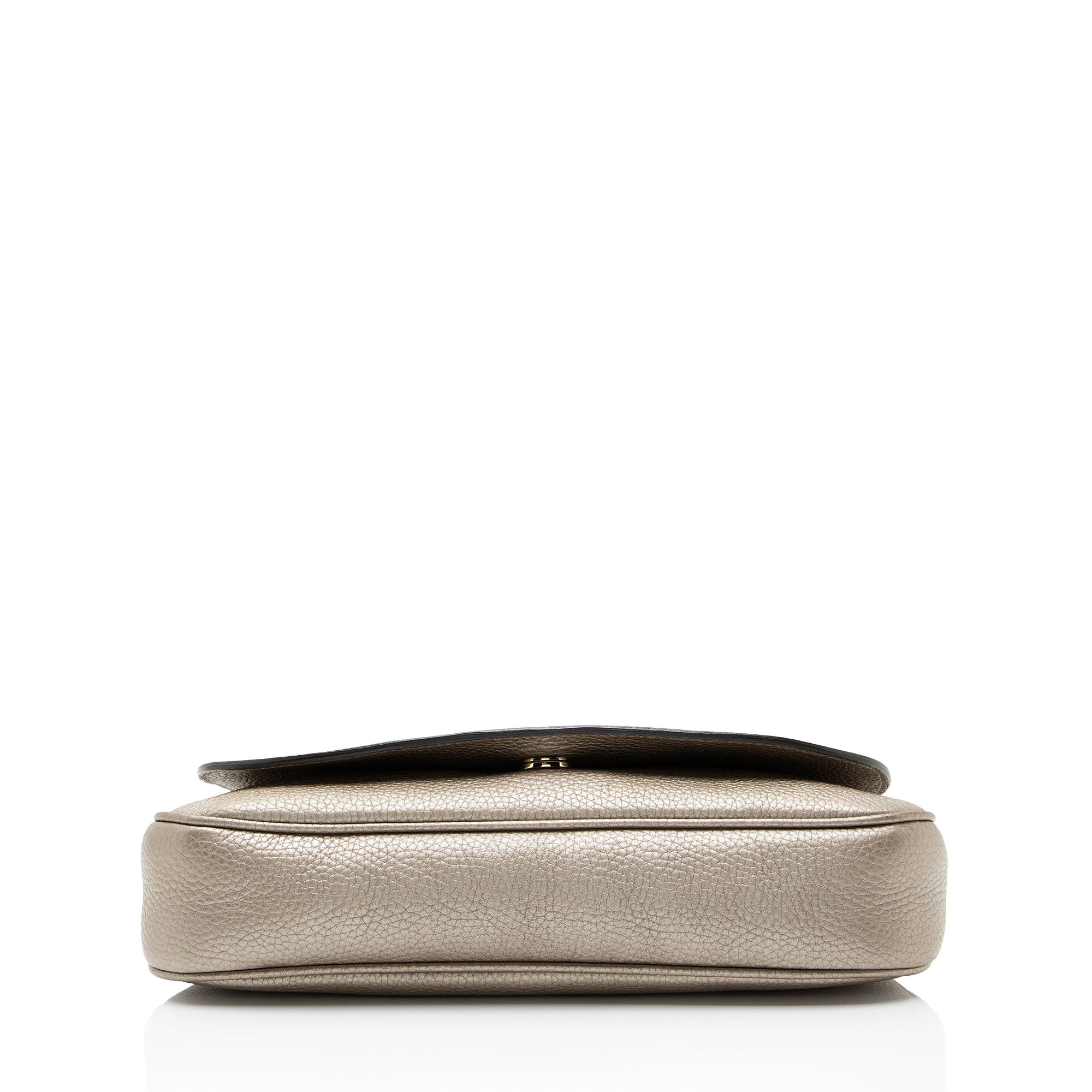 Gucci Metallic Leather Soho Medium Flap Bag