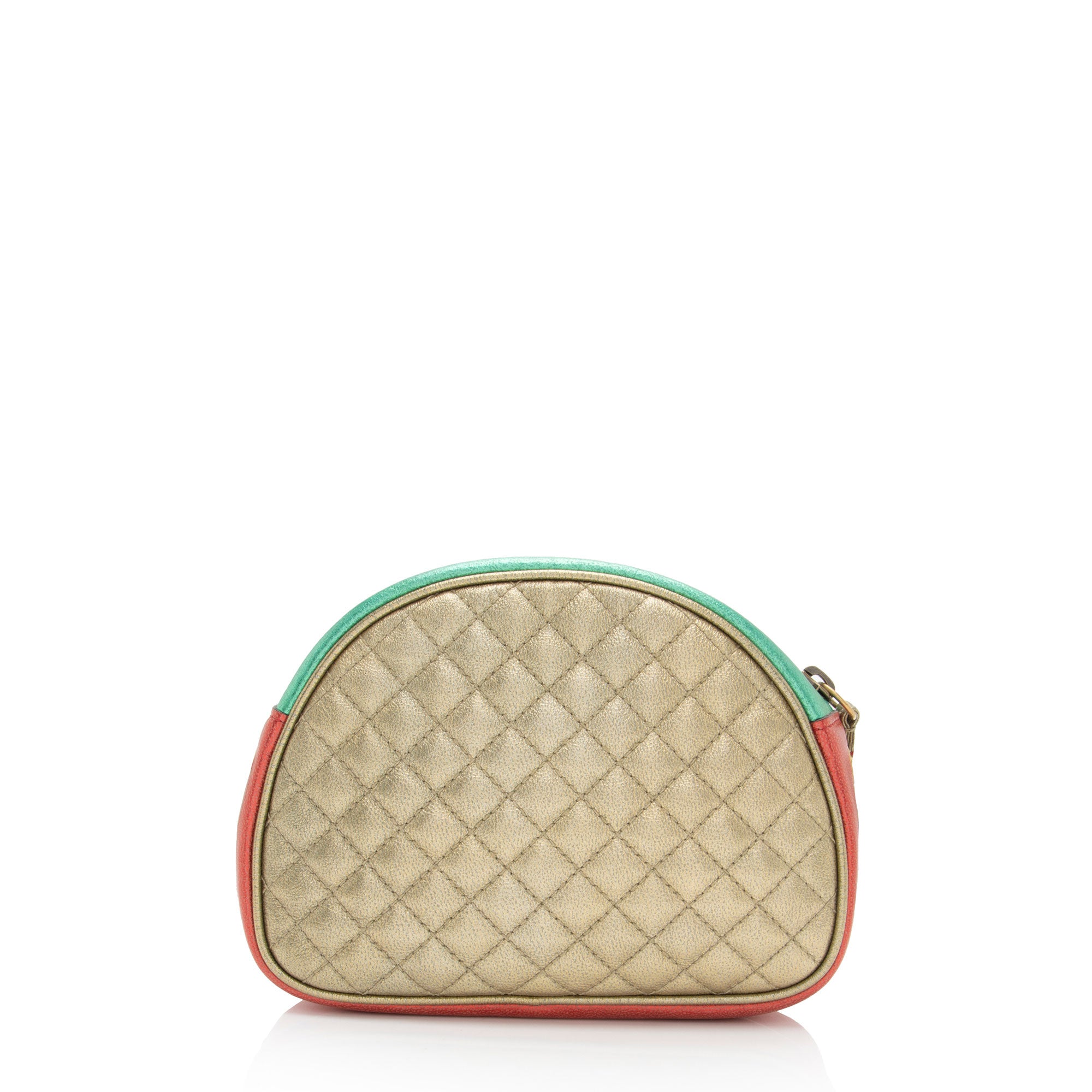 Gucci Metallic Leather Trapuntata Mini Bag