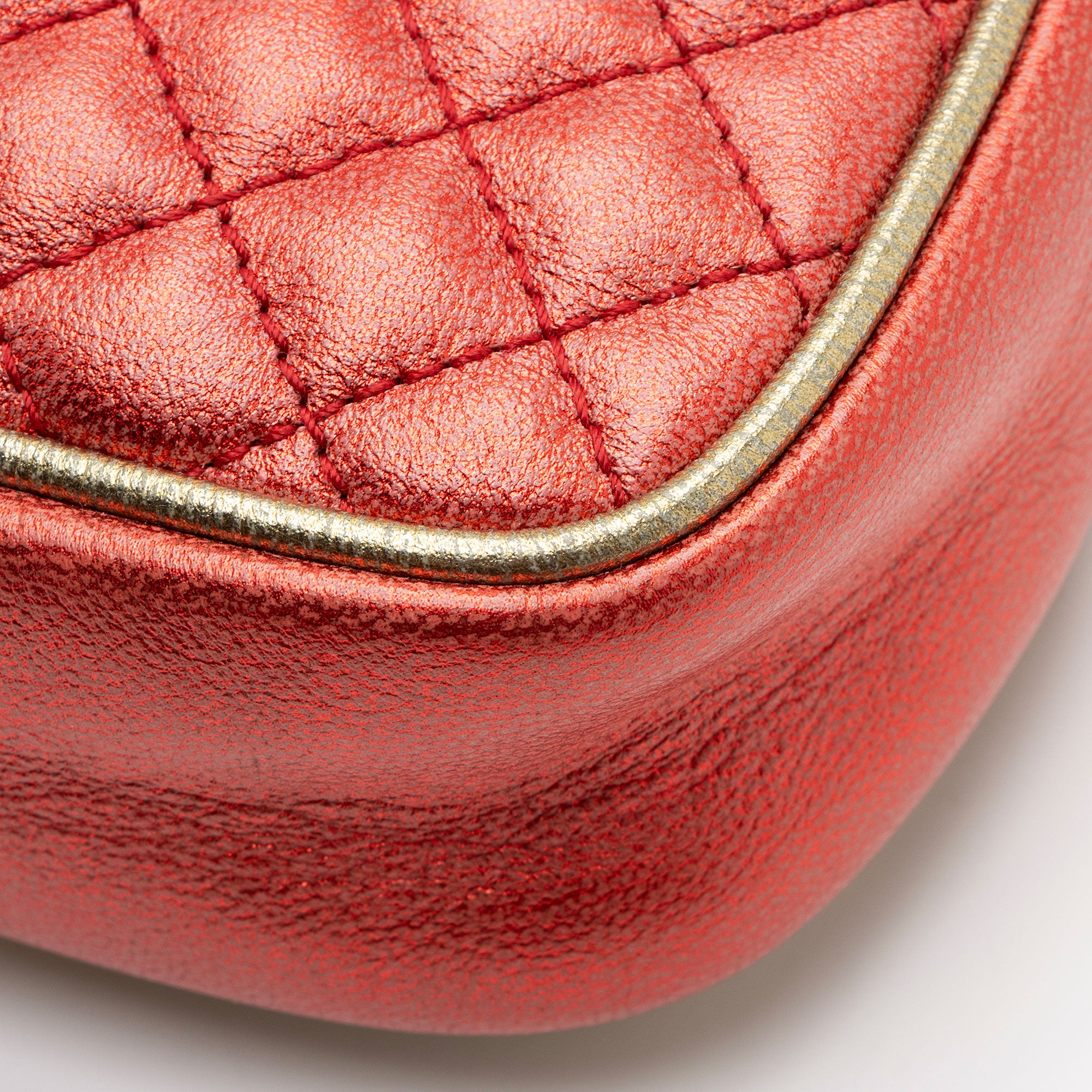 Gucci Metallic Leather Trapuntata Mini Bag