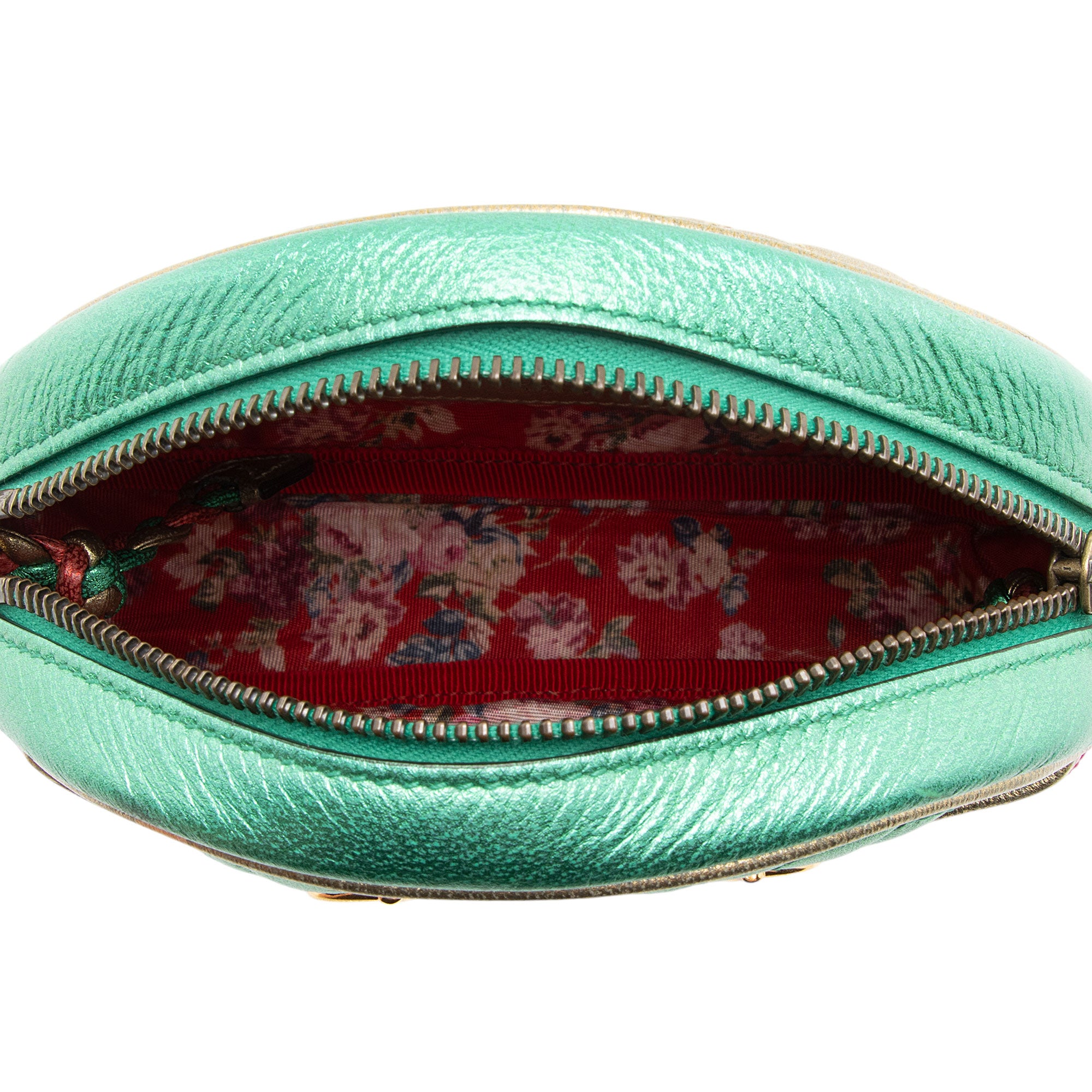 Gucci Metallic Leather Trapuntata Mini Bag