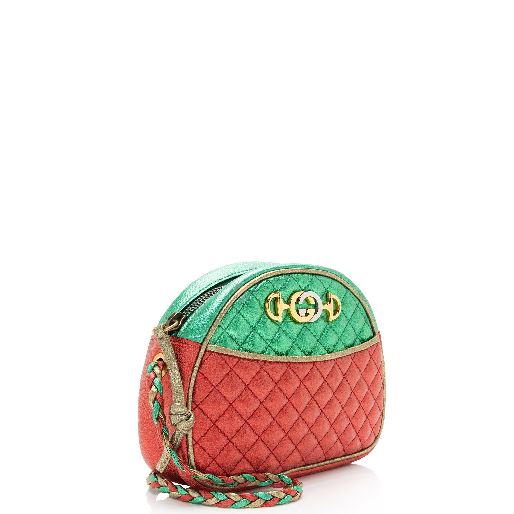 Gucci Metallic Leather Trapuntata Mini Bag