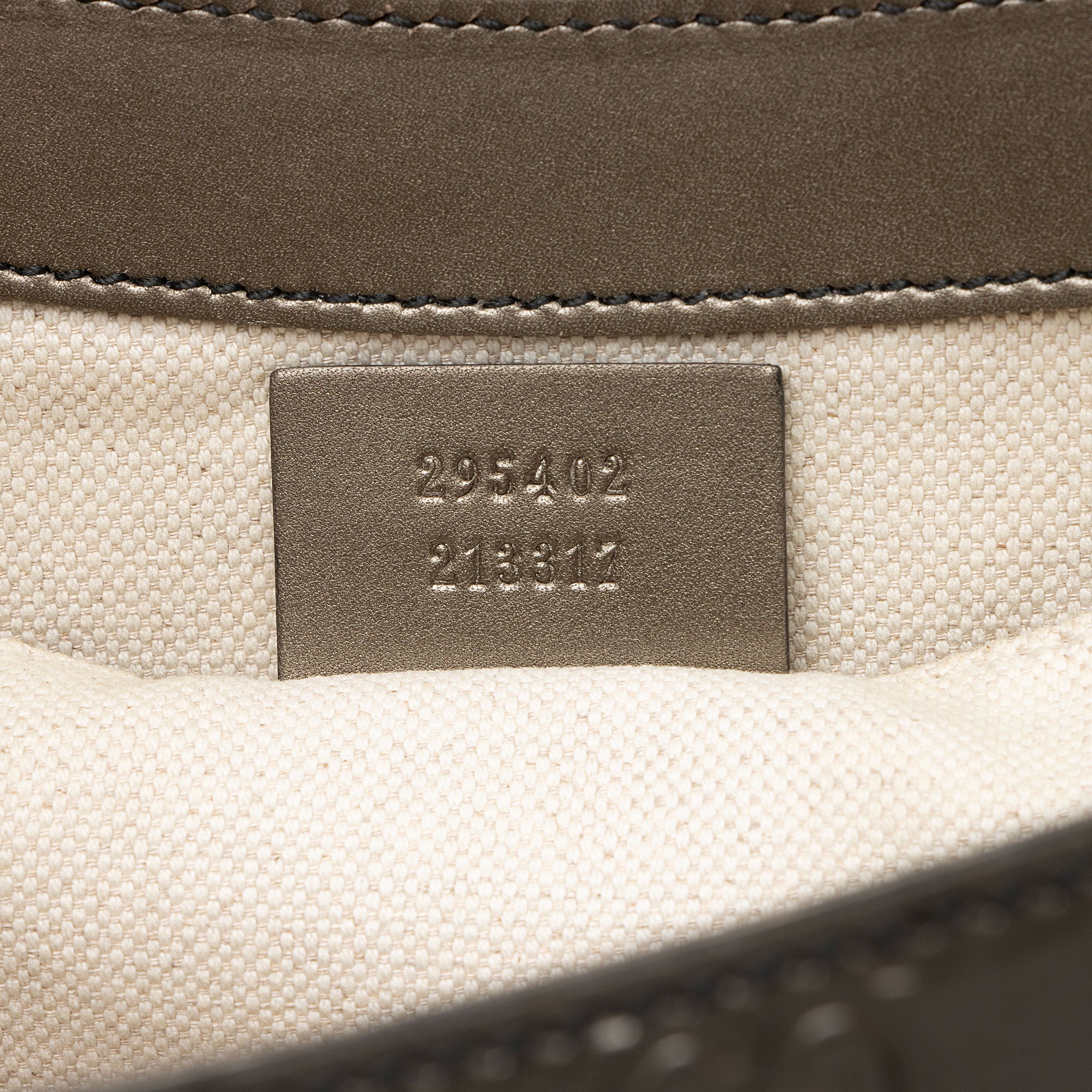 Gucci Metallic Patent Guccissima Leather Emily Medium Shoulder Bag