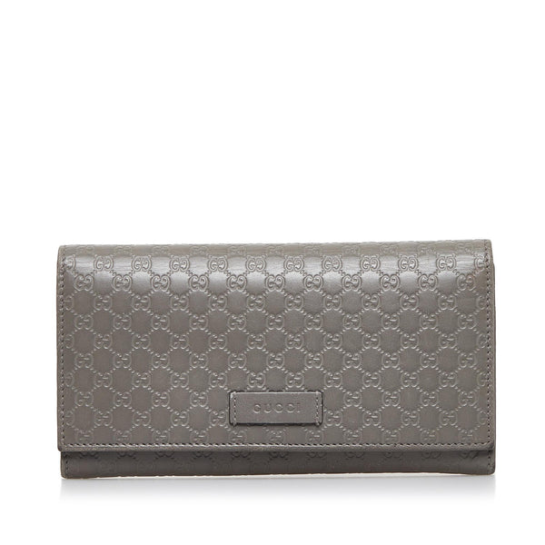Gucci Microguccissima Continental Flap Wallet (SHG-j4AHK5)