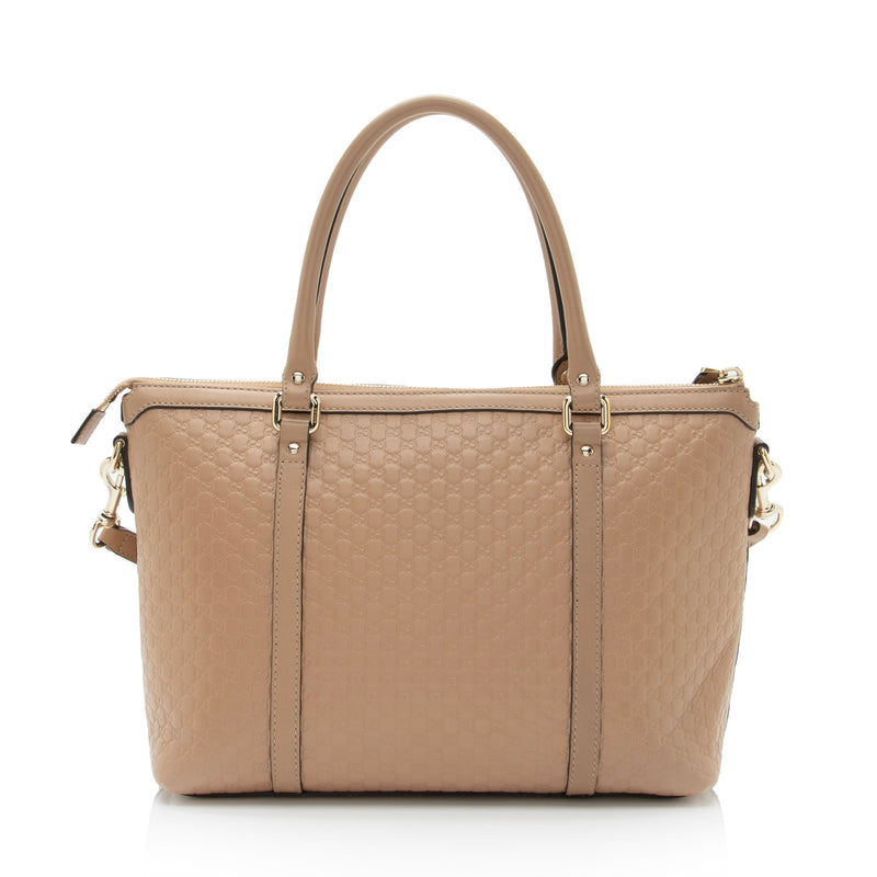 Gucci Microguccissima Leather Joy Medium Zip Tote (SHF-TARqrv)