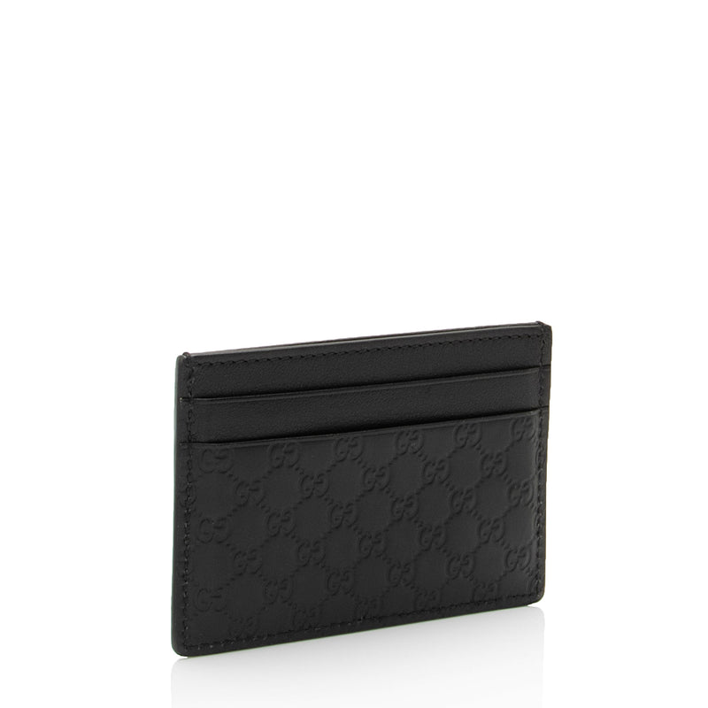 Gucci Microguccissima Leather Signature Card Case (SHF-u5SiRO)