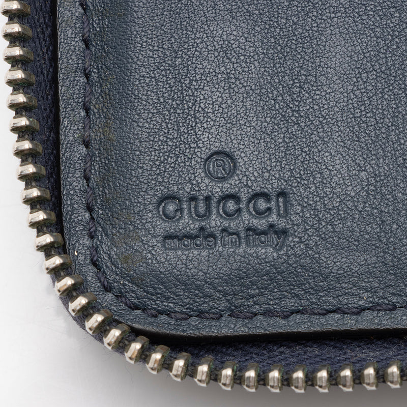 Gucci Microguccissima Leather Zip Around Large Organizer Wallet (SHF-YRyip2)