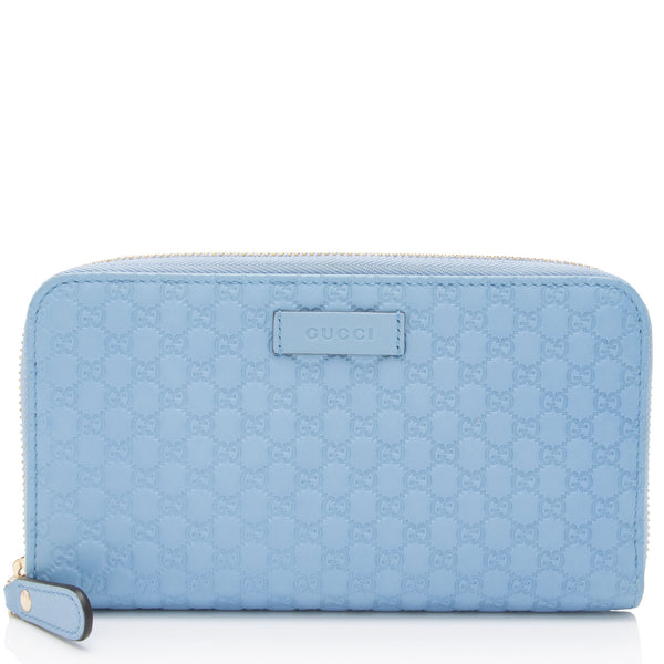 Gucci Microguccissima Leather Zip Around Wallet (SHF-pX5c6O)