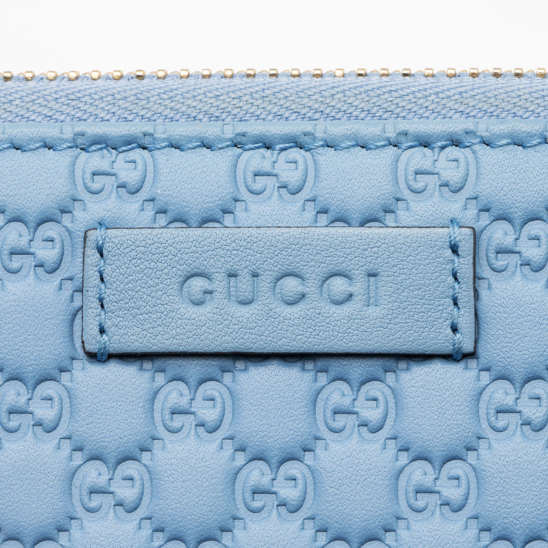 Gucci Microguccissima Leather Zip Around Wallet (SHF-pX5c6O)