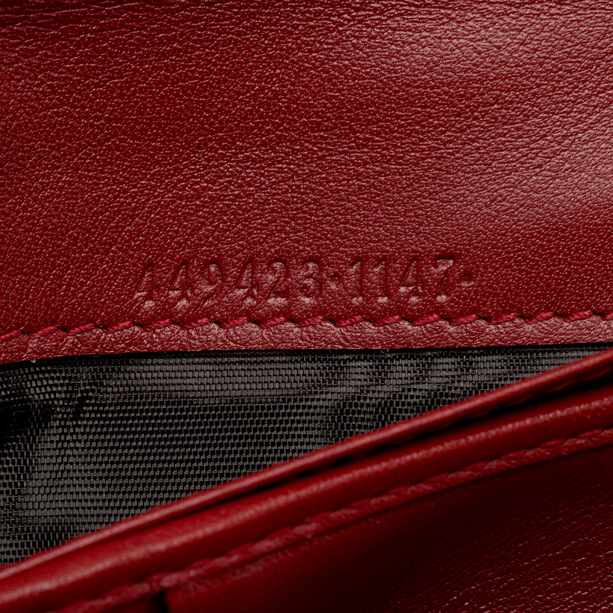 Gucci Microguccissima Leather Zip Around Compact Wallet