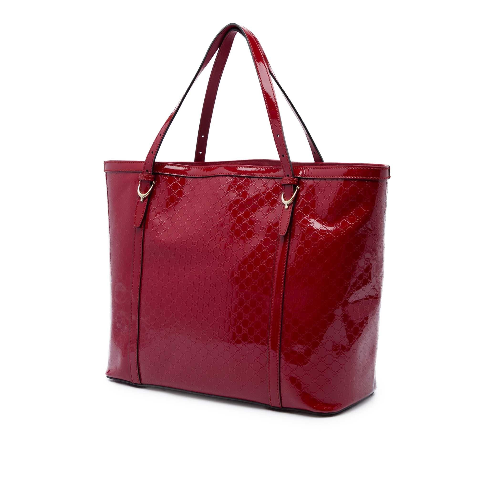 Gucci Microguccissima Patent Nice Tote