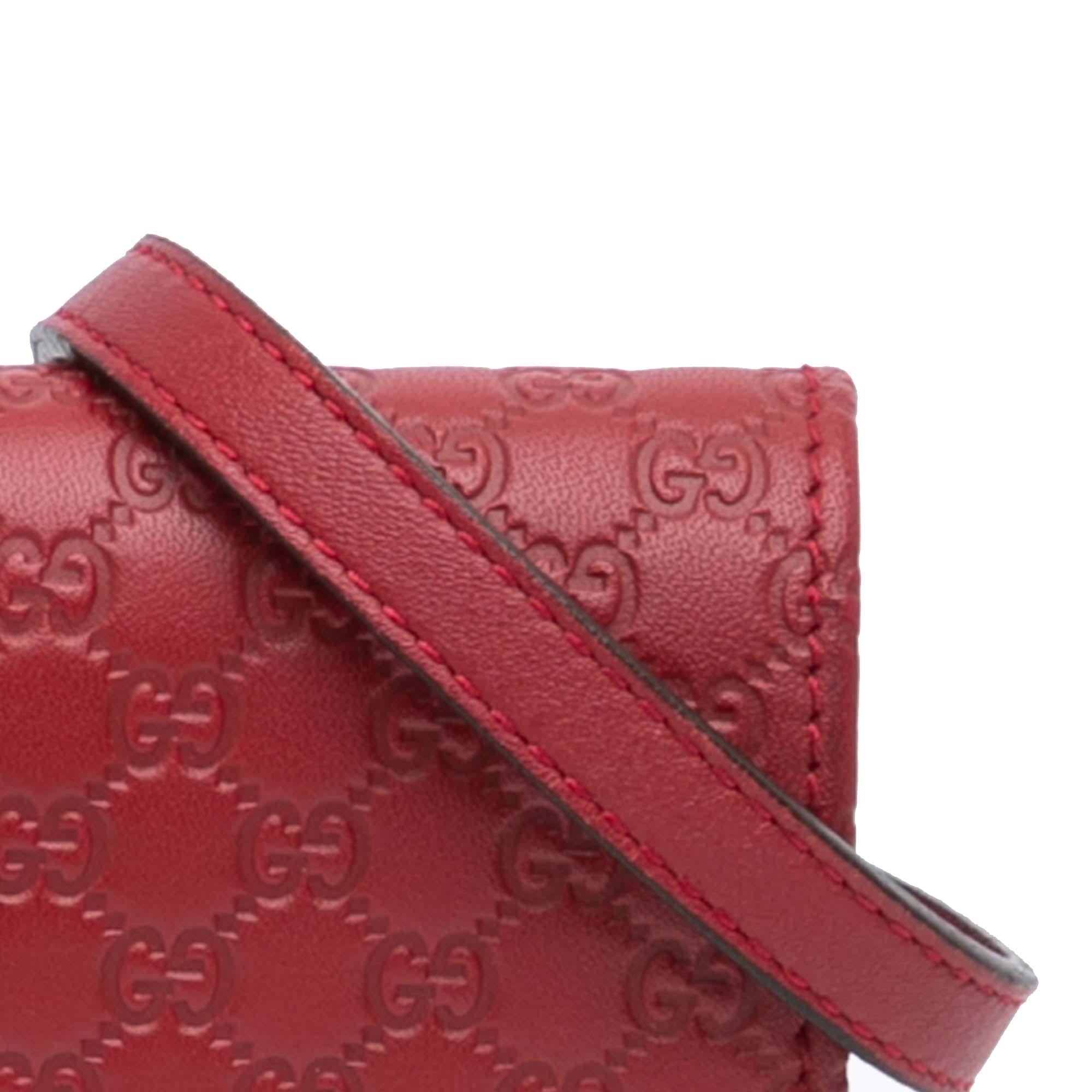 Gucci Microguccissima Wallet on Strap