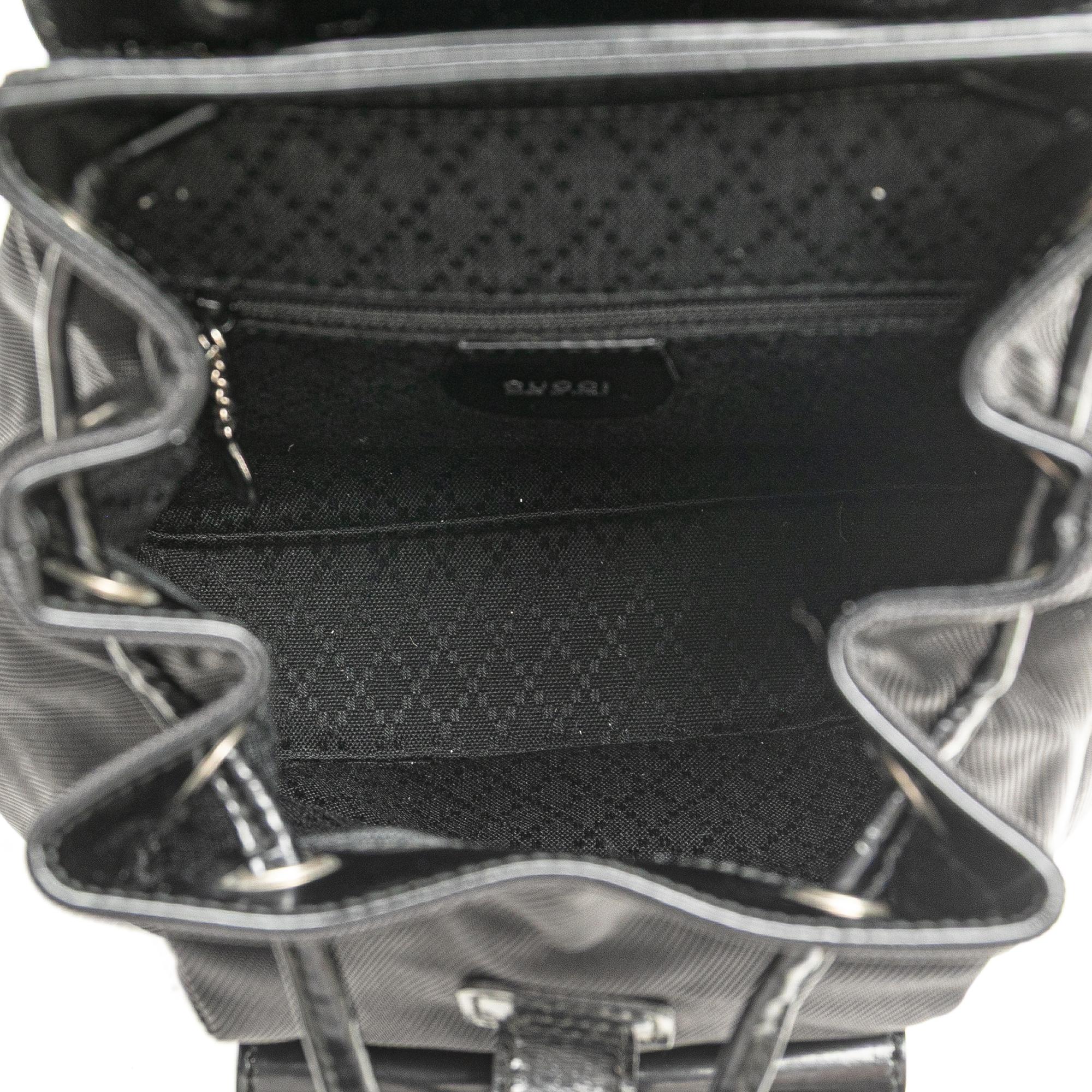 Gucci Mini Bamboo Nylon Backpack