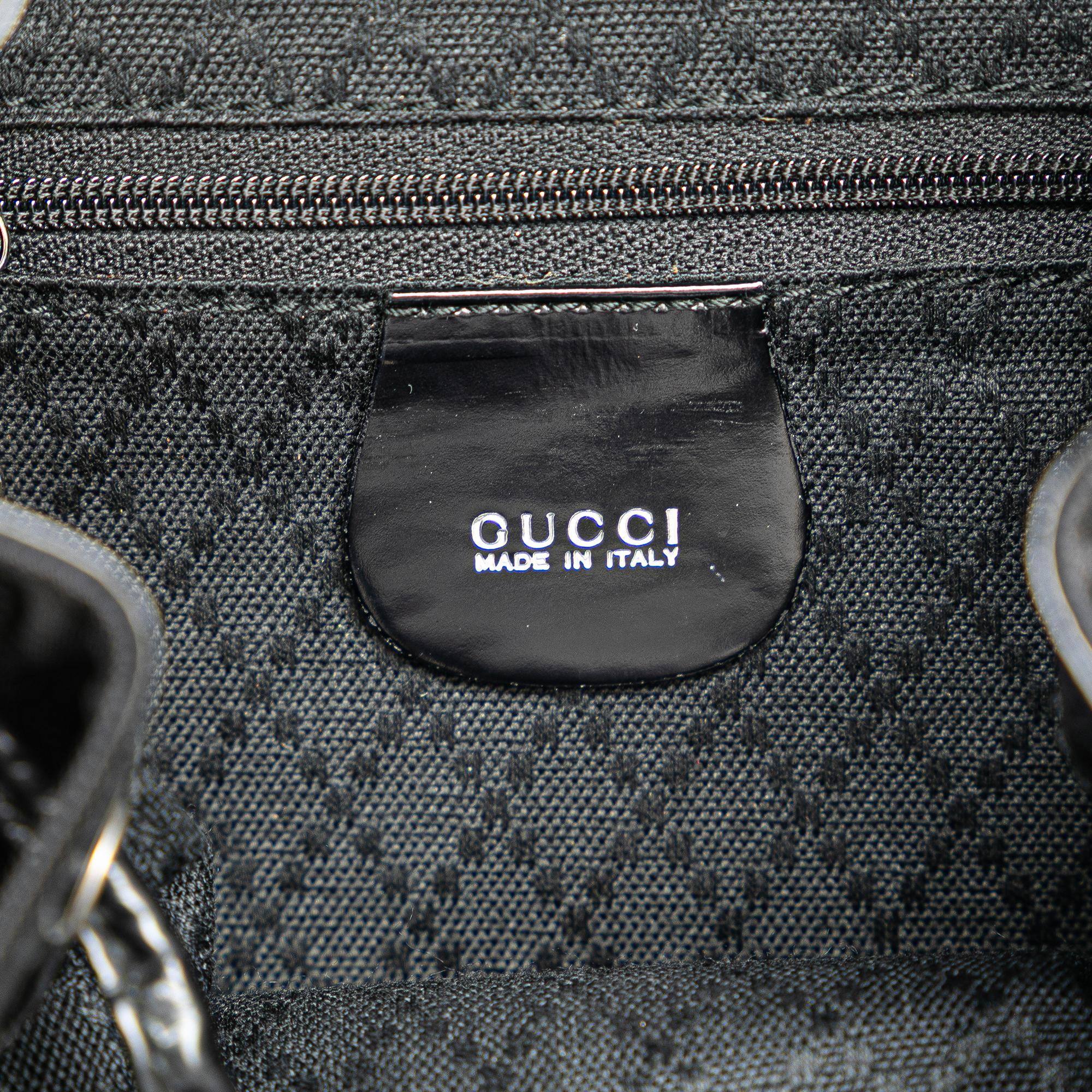 Gucci Mini Bamboo Nylon Backpack