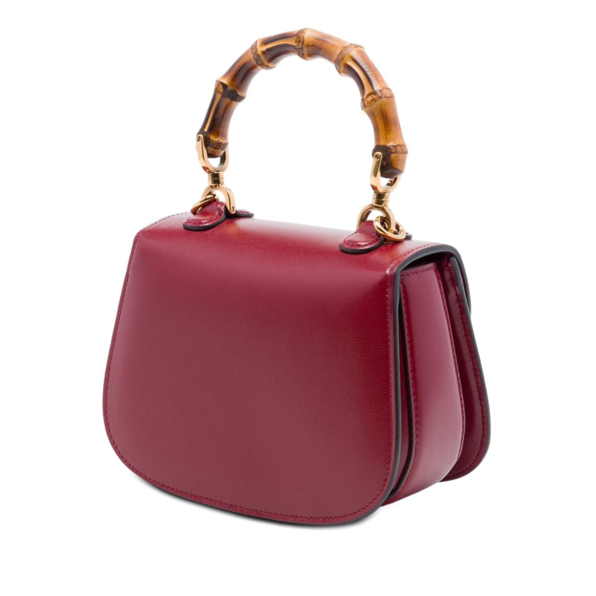 Gucci Mini Calfskin 1947 Bamboo Top Handle Bag