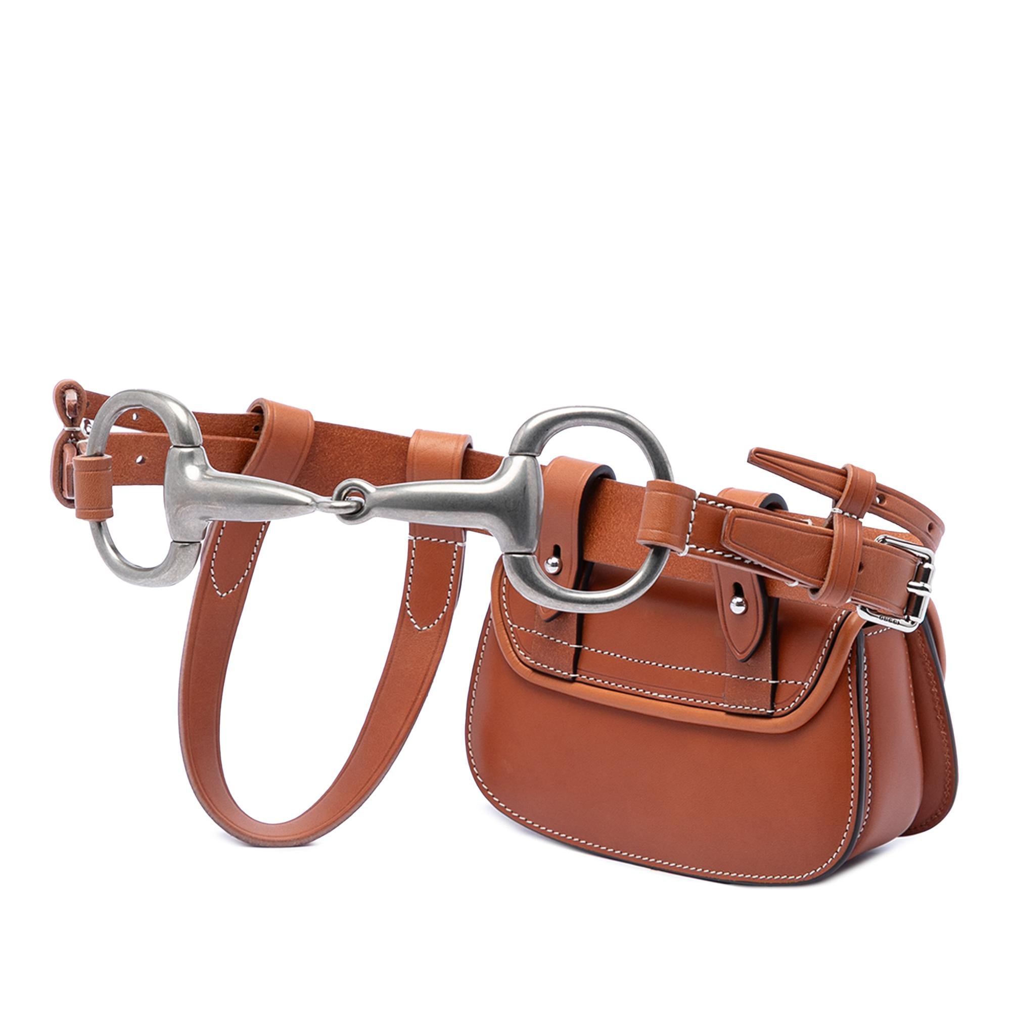 Gucci Mini Calfskin Bamboo 1947 Belt Bag