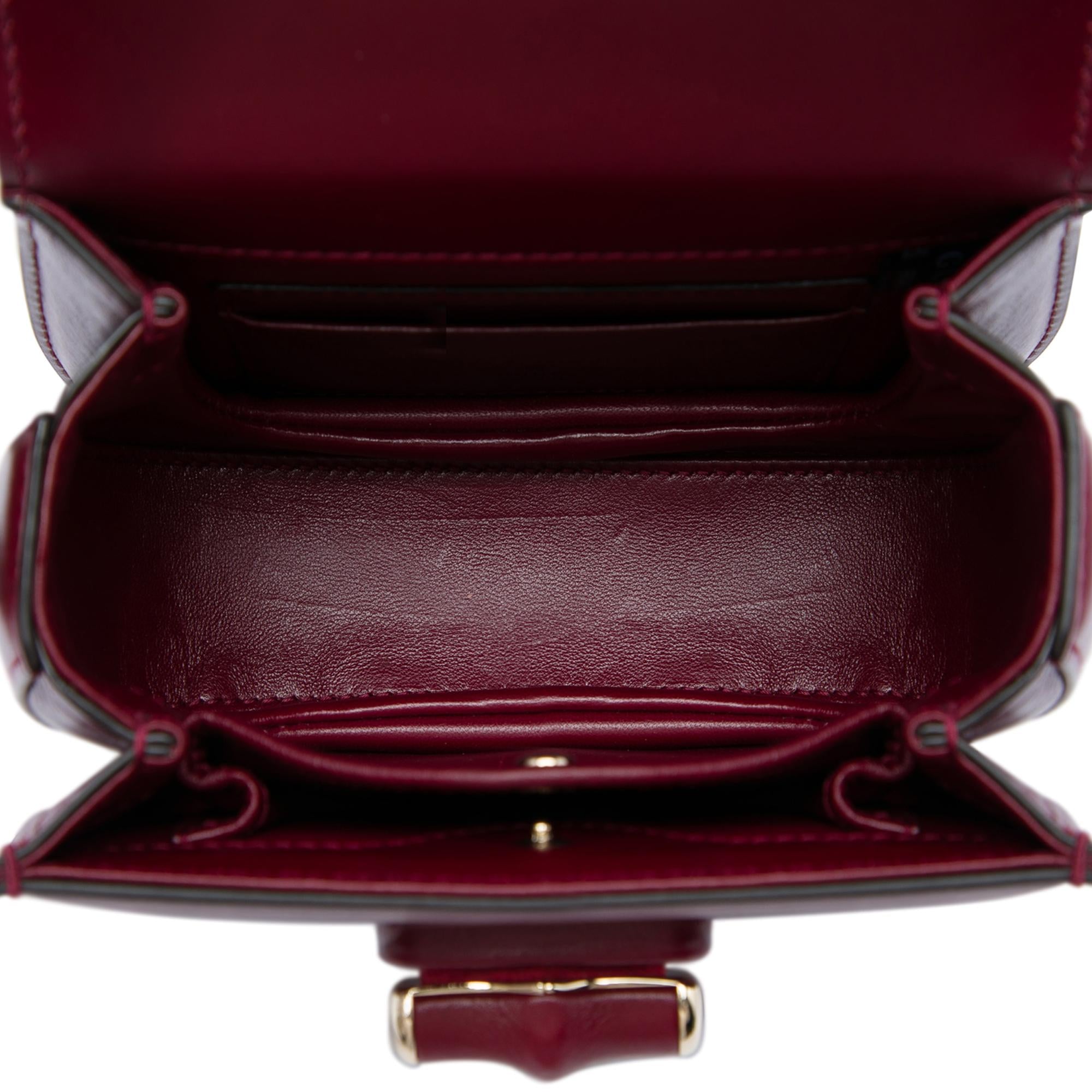 Gucci Mini Calfskin Bamboo Night