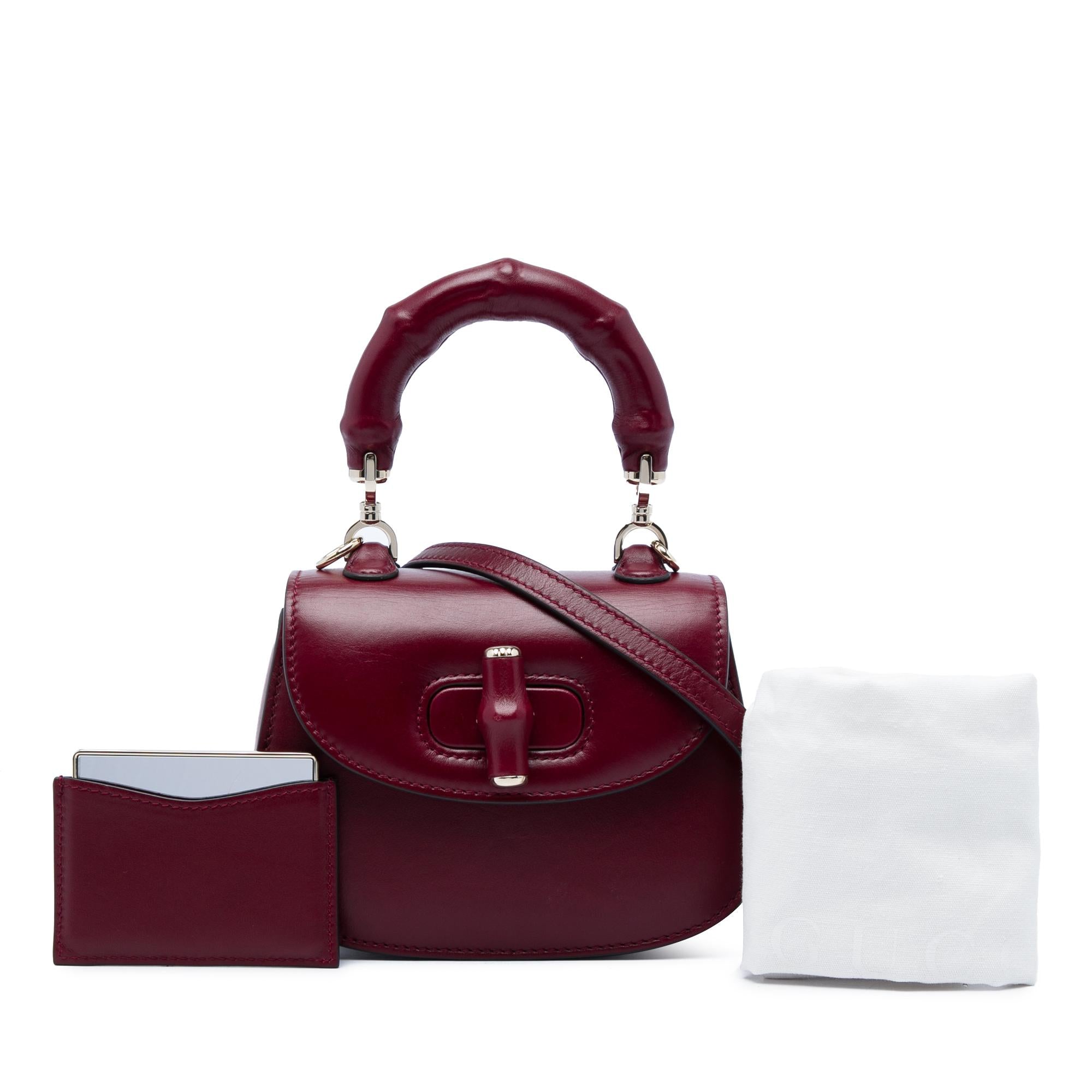 Gucci Mini Calfskin Bamboo Night