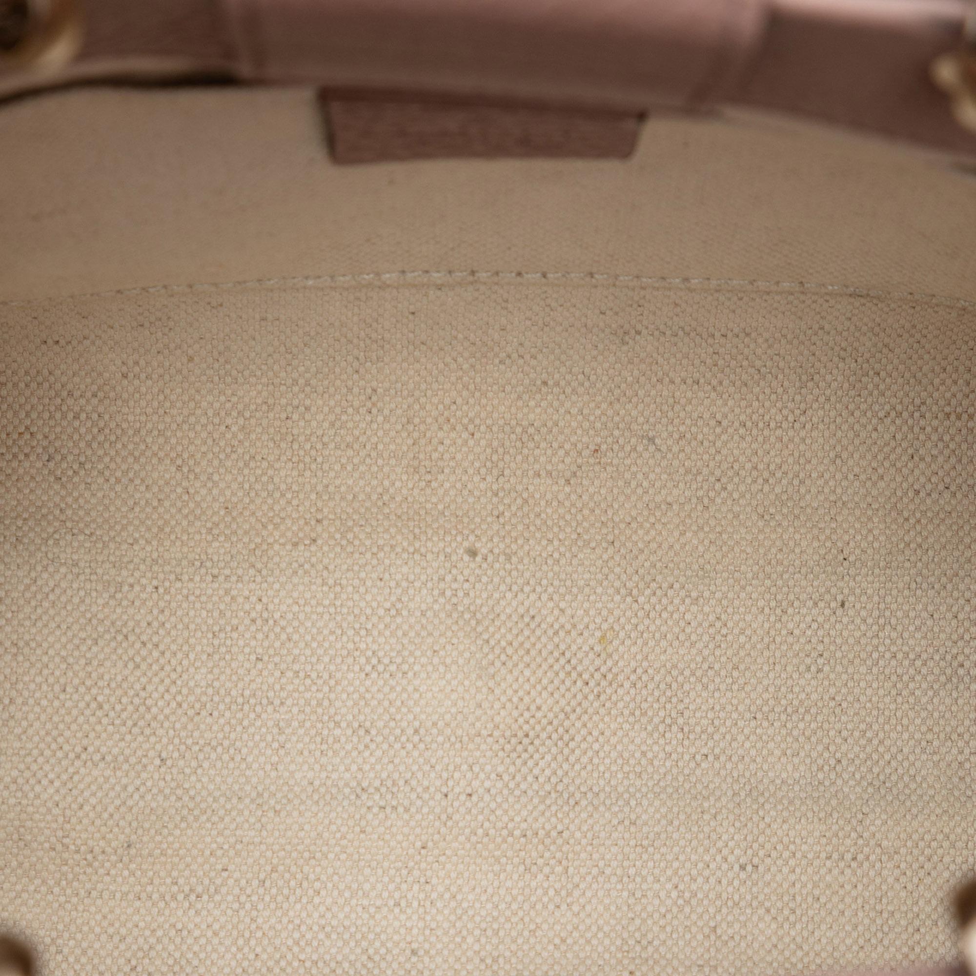 Gucci Mini Calfskin Bamboo Shopper Satchel