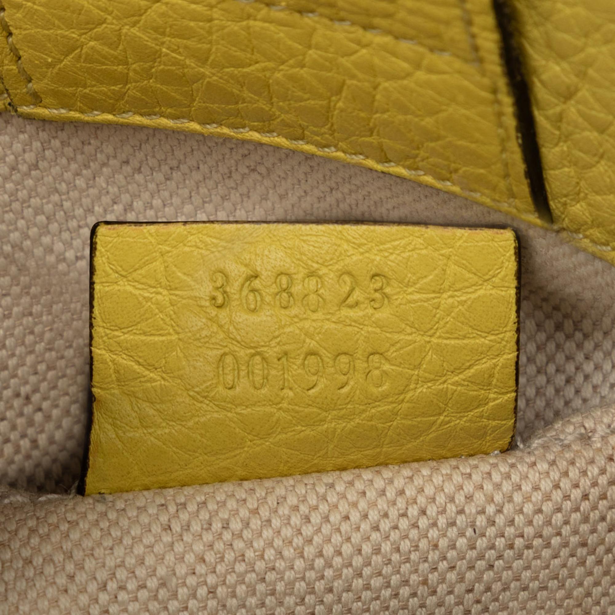 Gucci Mini Calfskin Bamboo Shopper Satchel