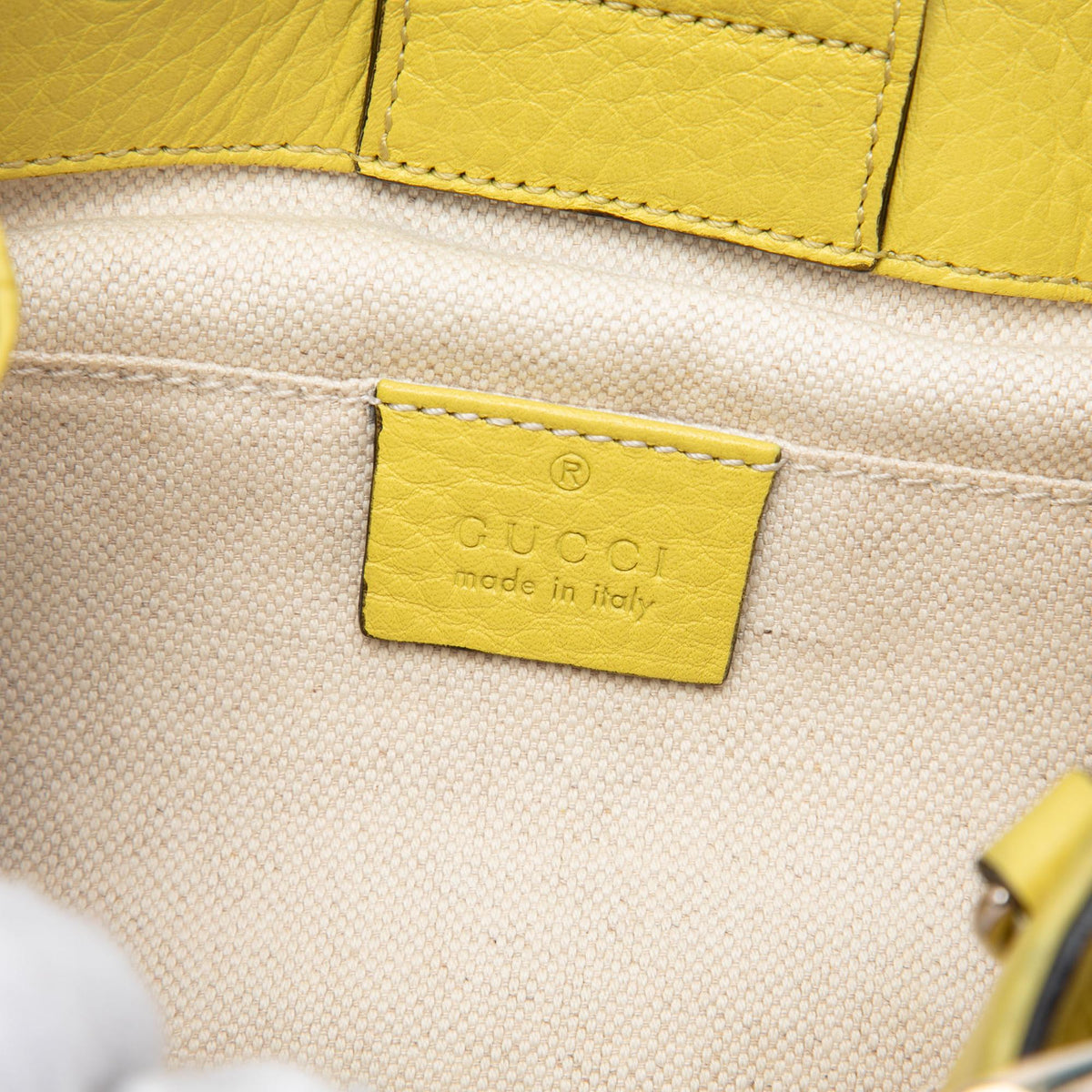 Gucci Mini Calfskin Bamboo Shopper Satchel