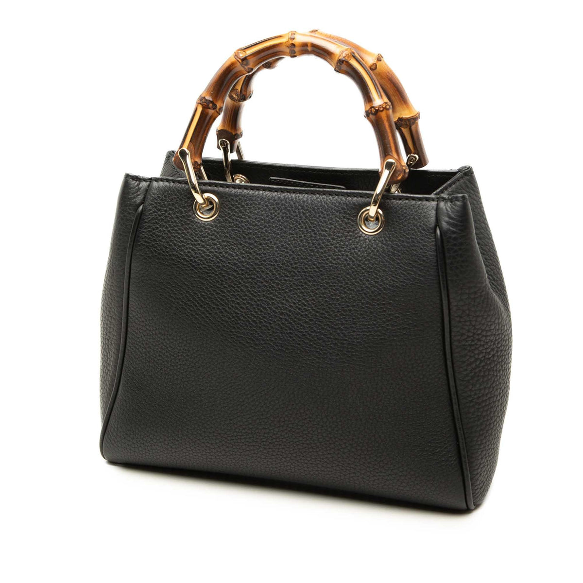 Gucci Mini Calfskin Bamboo Shopper Satchel