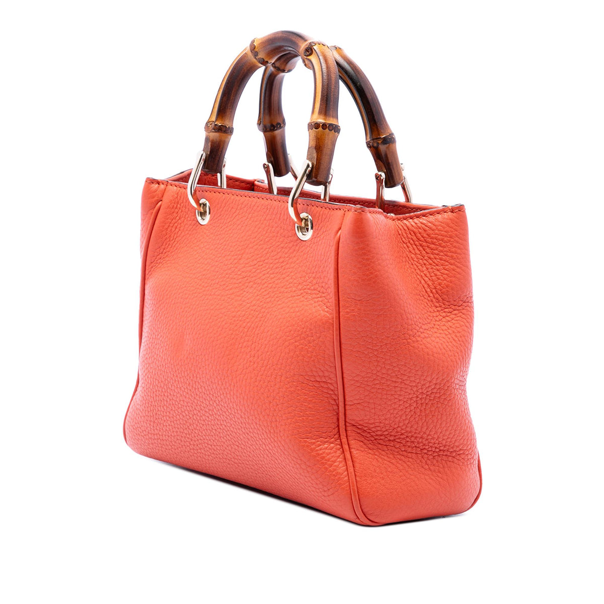 Gucci Mini Calfskin Bamboo Shopper Satchel