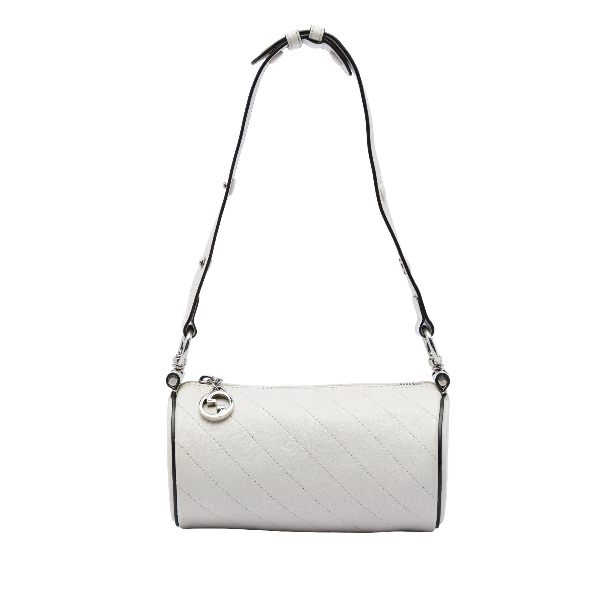 Gucci Mini Calfskin Blondie Barrel Shoulder Bag