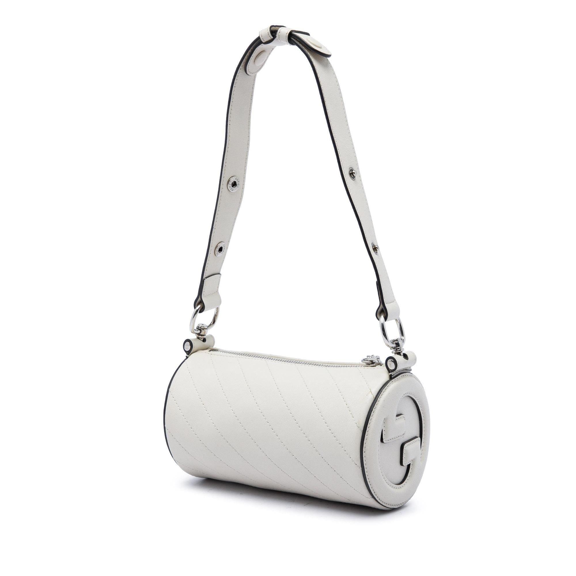 Gucci Mini Calfskin Blondie Barrel Shoulder Bag