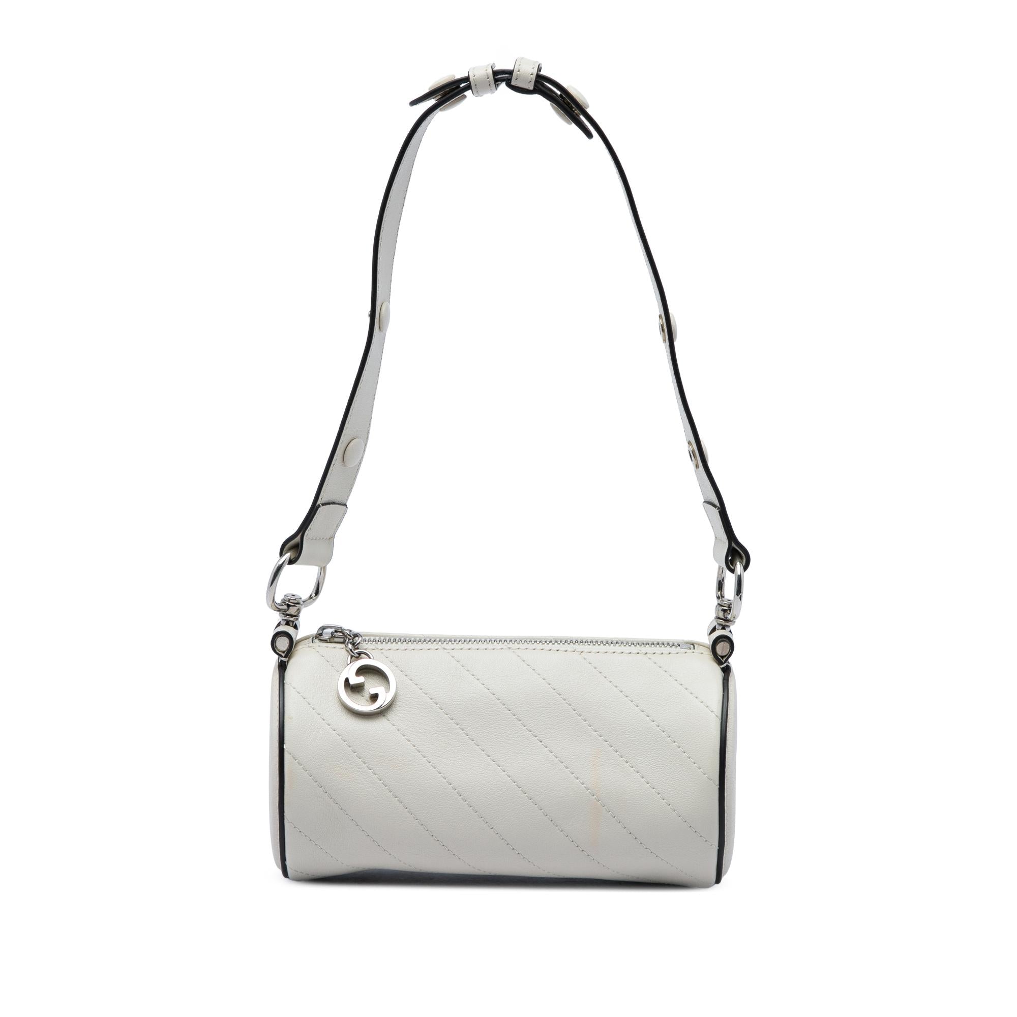Gucci Mini Calfskin Blondie Barrel Shoulder Bag