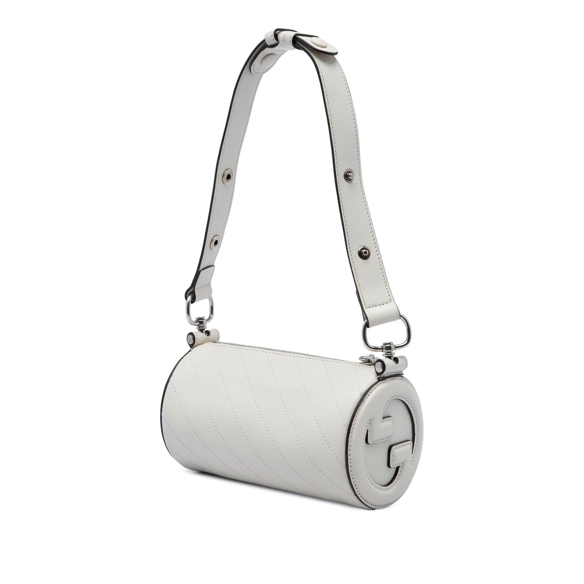 Gucci Mini Calfskin Blondie Barrel Shoulder Bag