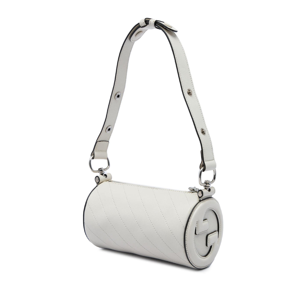 Gucci Mini Calfskin Blondie Barrel Shoulder Bag