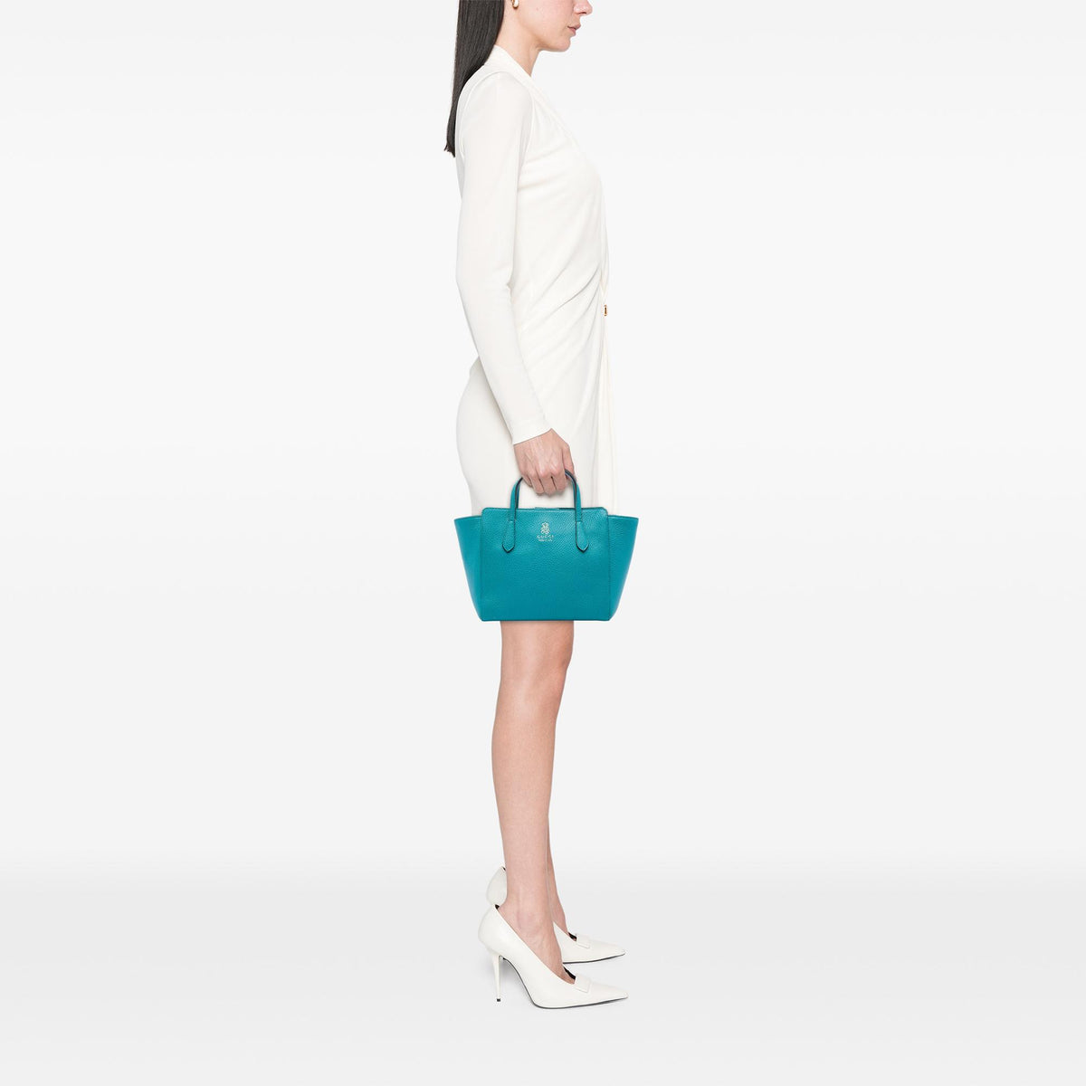Gucci Mini Calfskin Swing Handbag